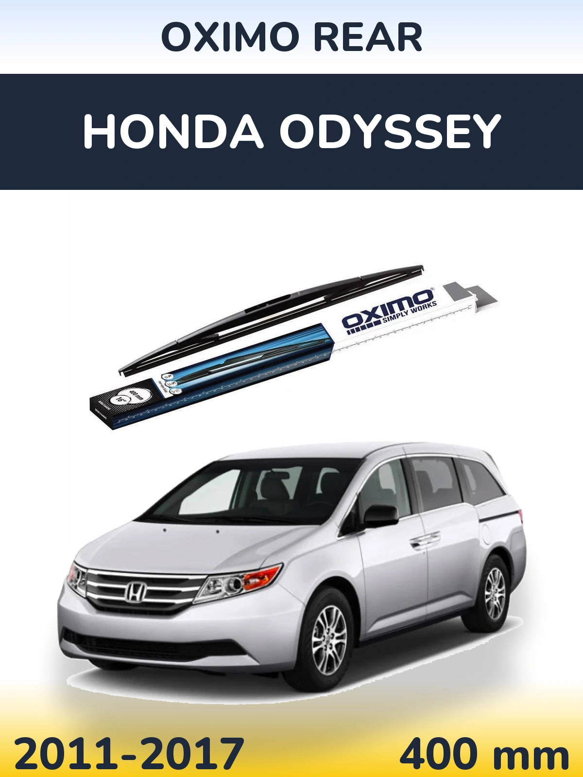 Zadní stěrač Oximo Rear 400 mm pro Honda Odyssey 2011-2017