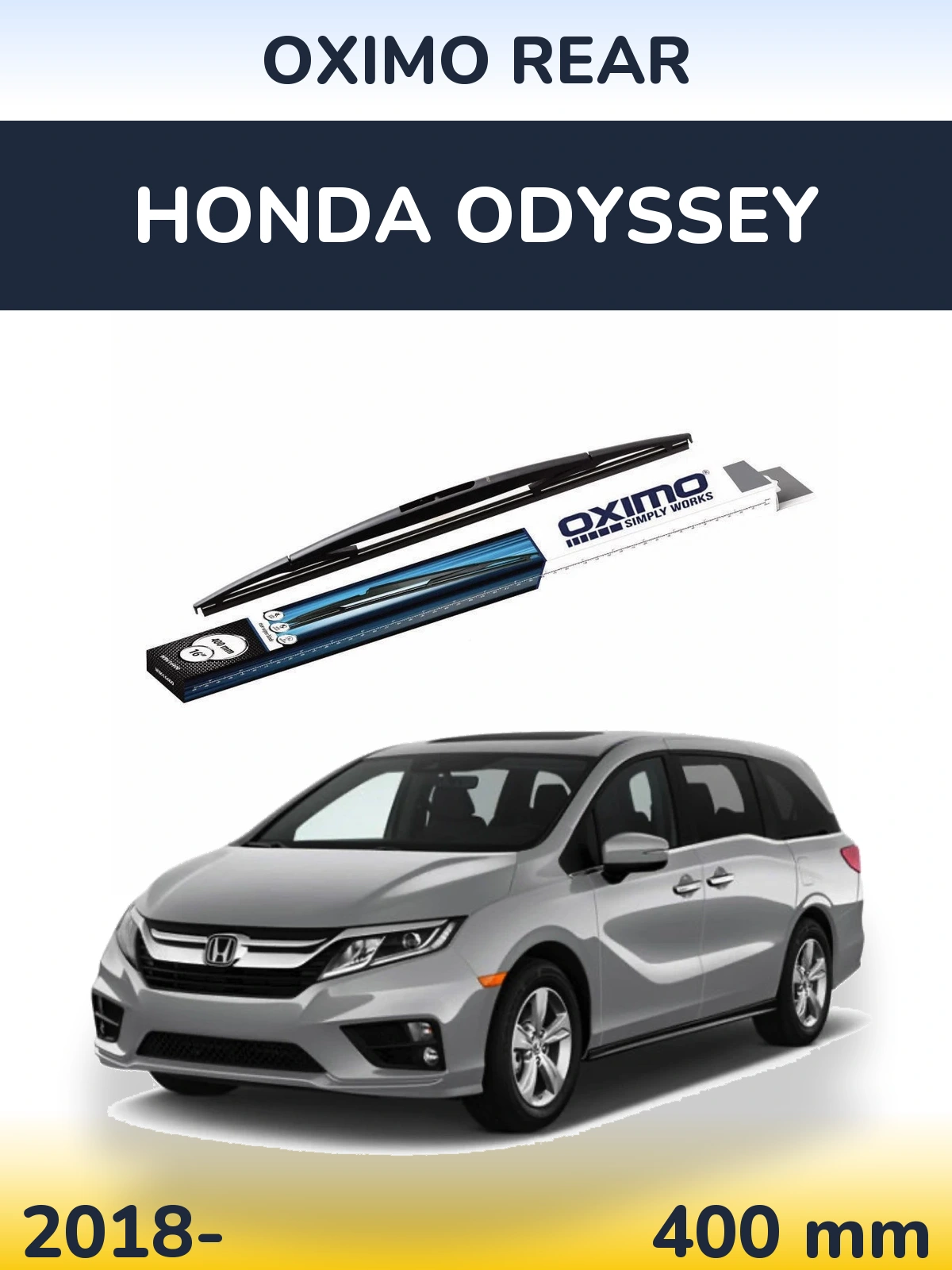 Zadní stěrač Oximo Rear 400 mm pro Honda Odyssey 2018-2026