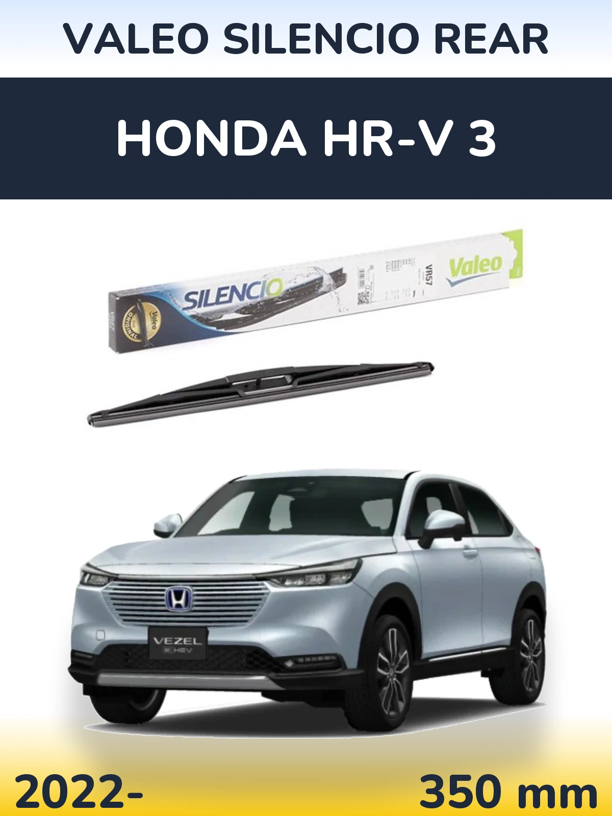 Zadní stěrač Valeo Silencio Rear 345 mm pro Honda HR-V 3 2022-2026
