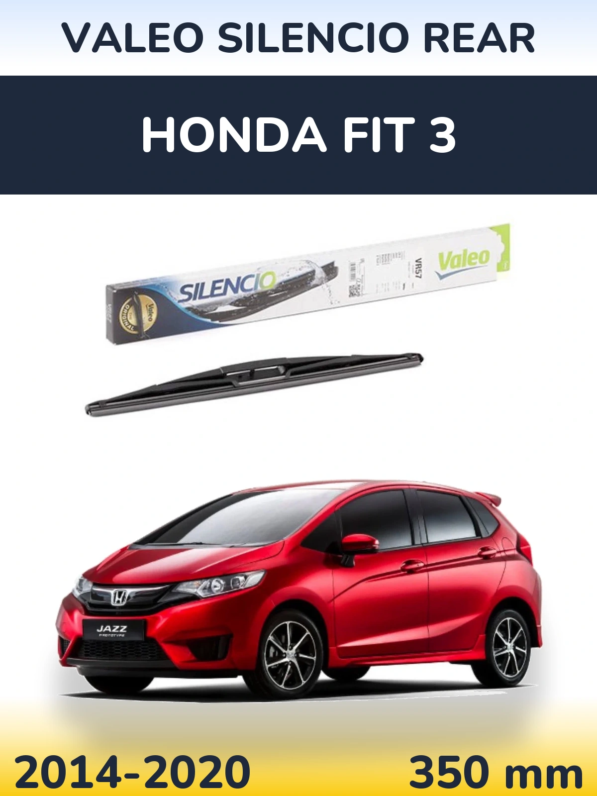Zadní stěrač Valeo Silencio Rear 345 mm pro Honda Fit 3 2014-2020