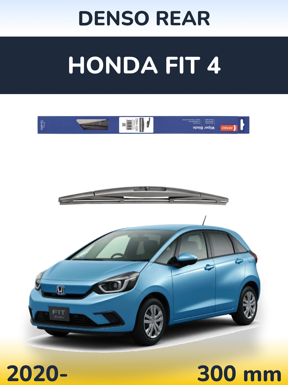 Zadní stěrač Denso Rear 300 mm pro Honda Fit 4 2020-2026