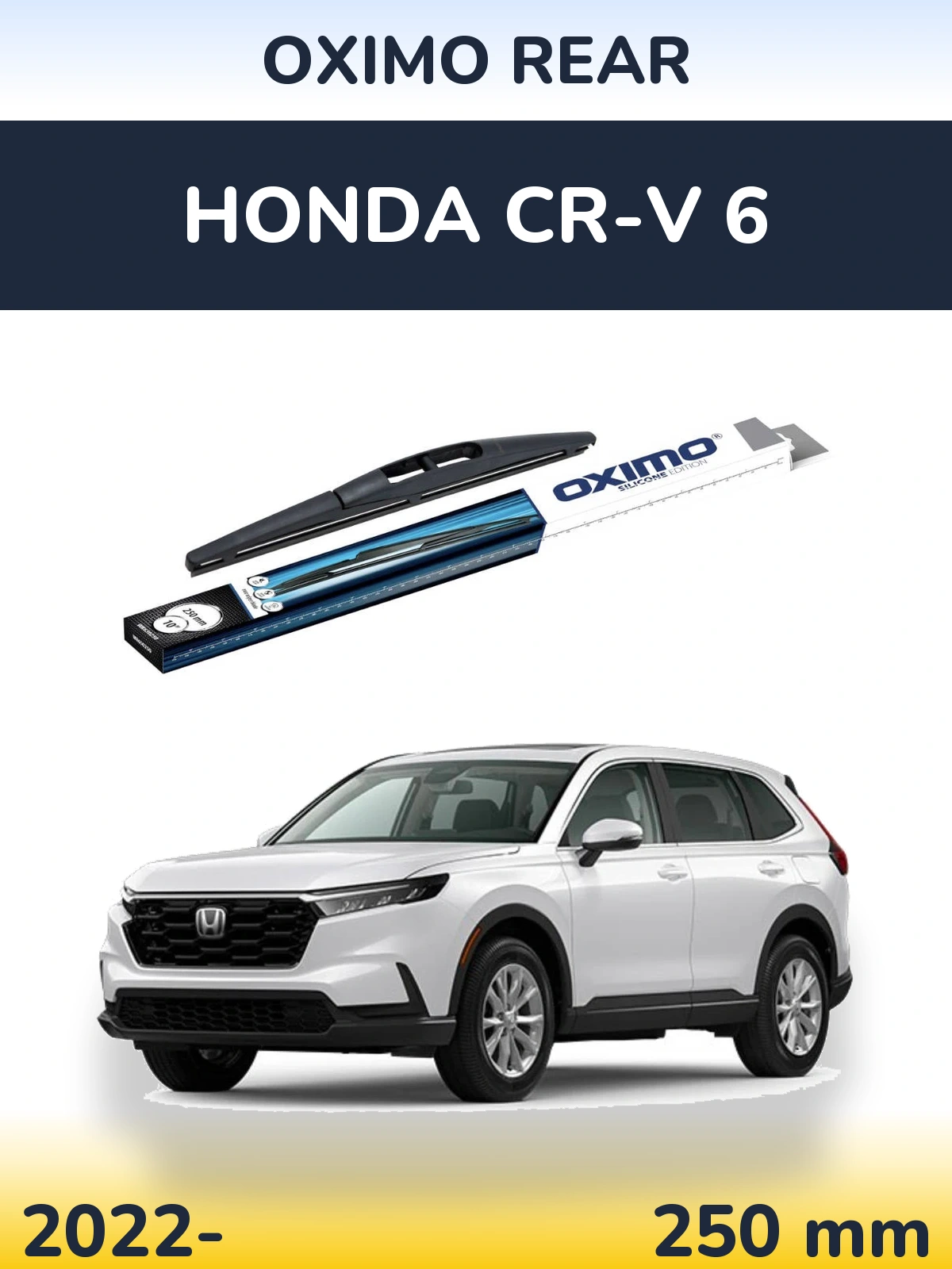 Zadní stěrač Oximo Rear 250 mm pro Honda CR-V 6 2022-2026