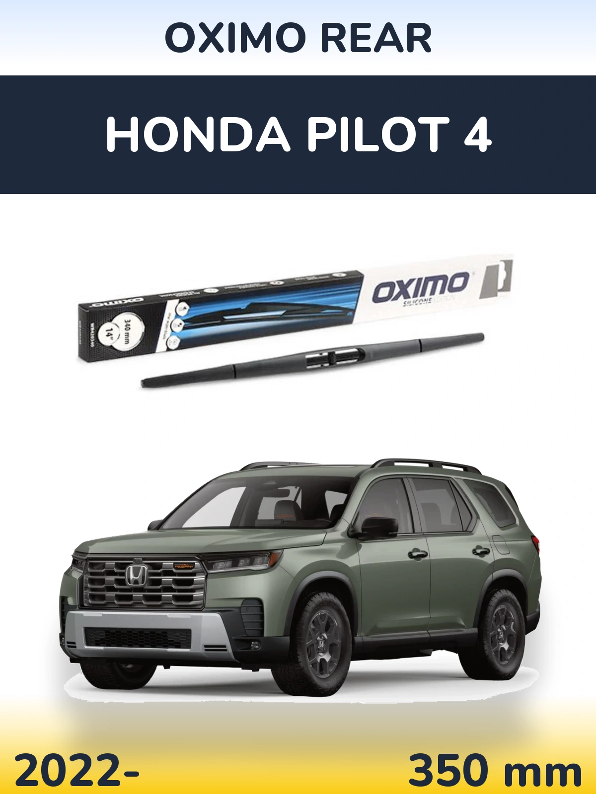 Zadní stěrač Oximo Rear 350 mm pro Honda Pilot 4 2022-2026