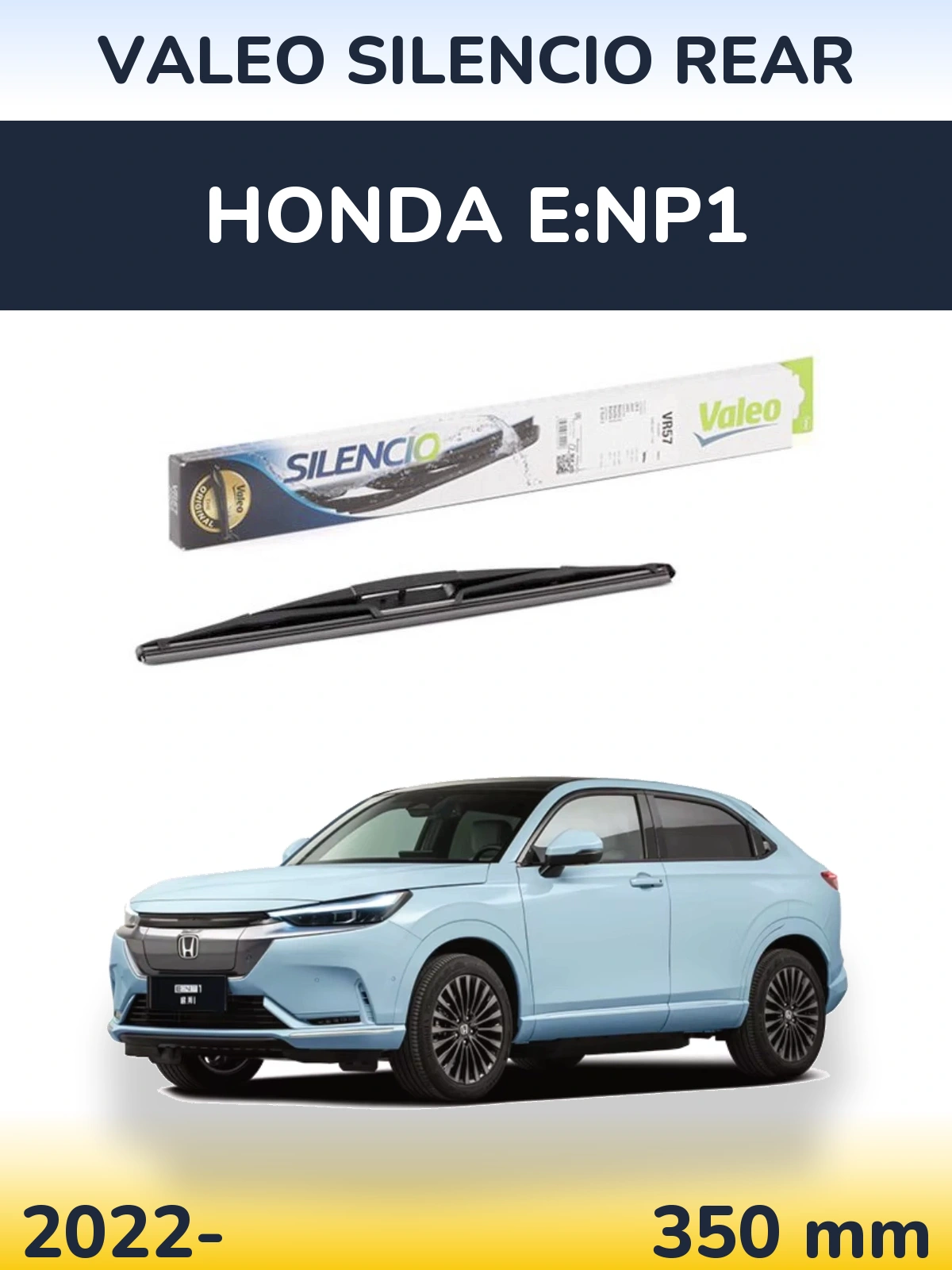 Zadní stěrač Valeo Silencio Rear 345 mm pro Honda e:NP1 2022-2026