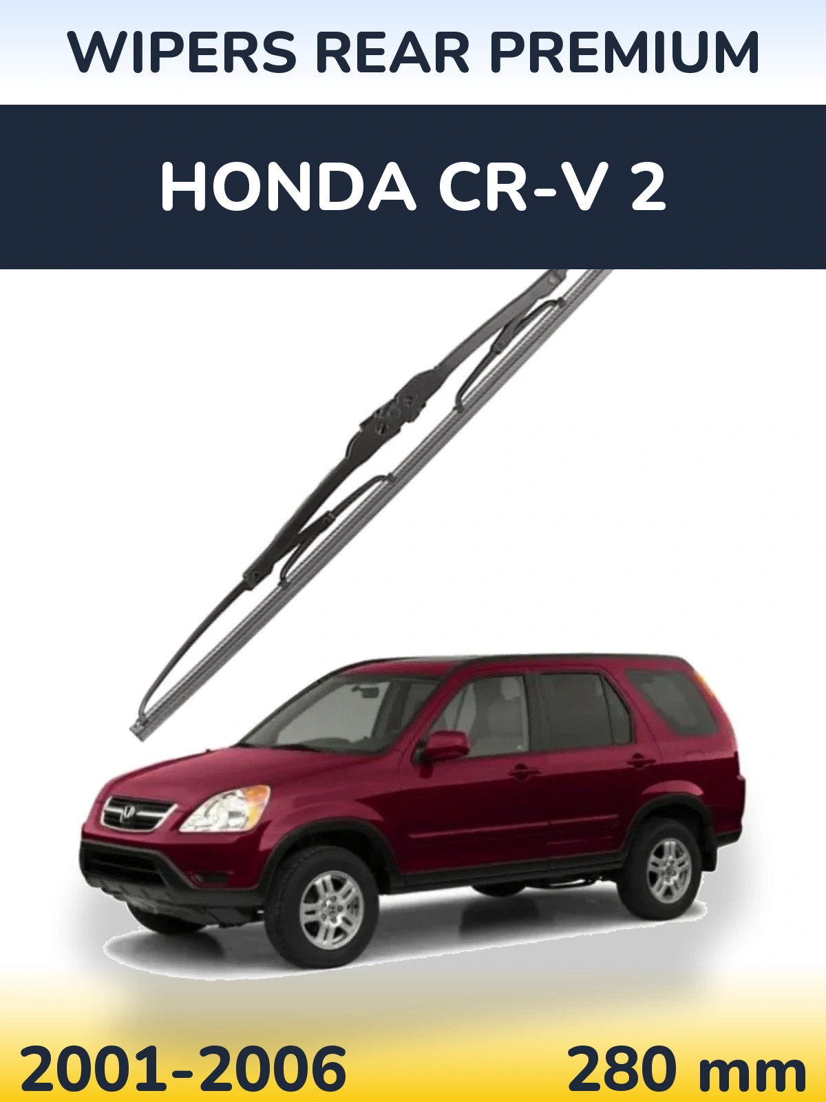 Задня щітка WIPERS REAR PREMIUM 280 мм для Honda CR-V 2 2001-2006