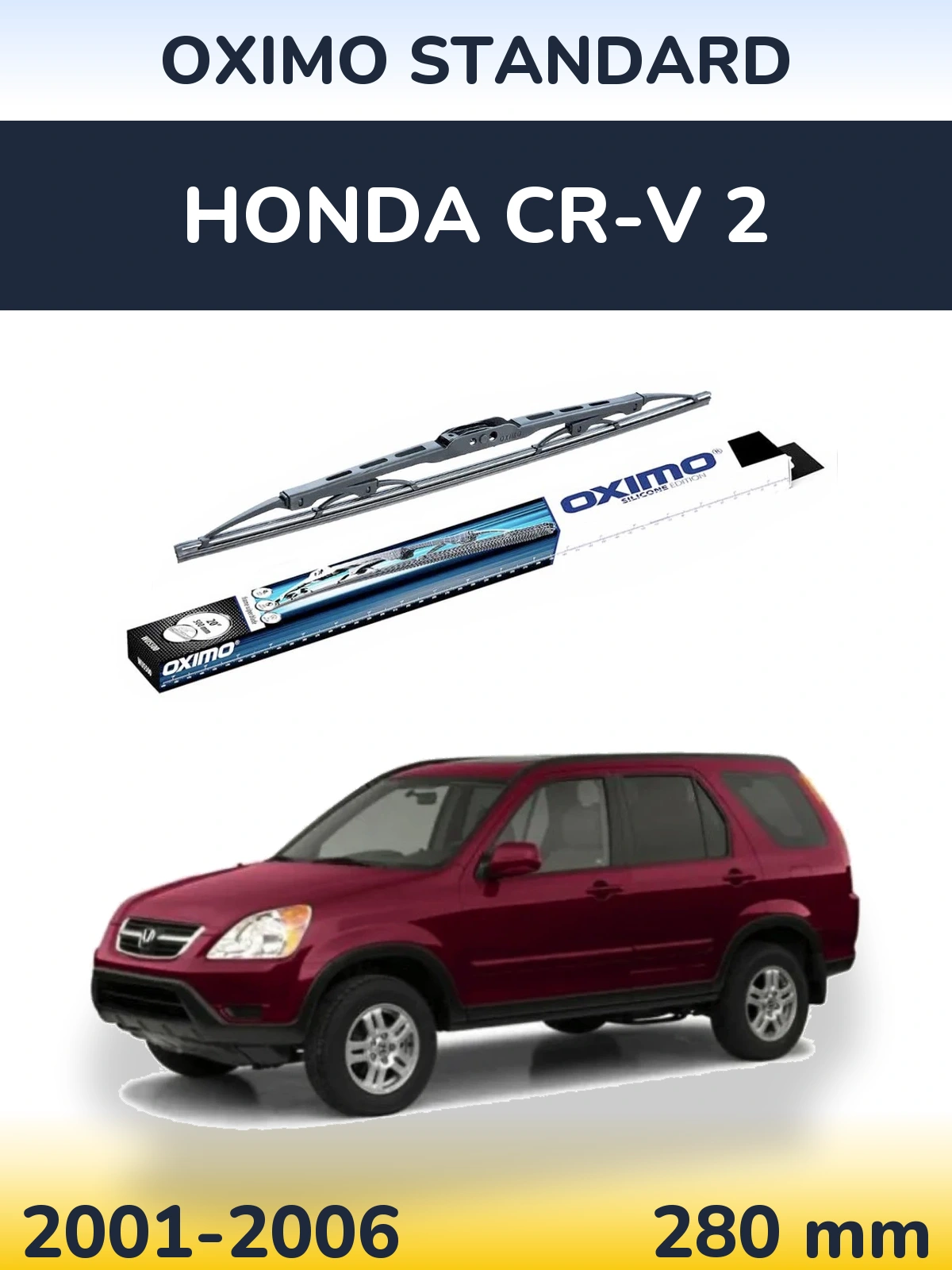 Zadní stěrač Oximo Standard 275 mm pro Honda CR-V 2 2001-2006
