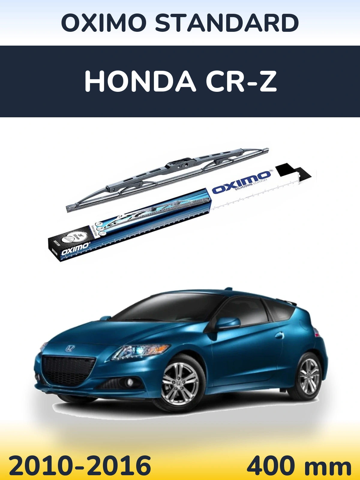 Zadní stěrač Oximo Standard 400 mm pro Honda CR-Z 2010-2016