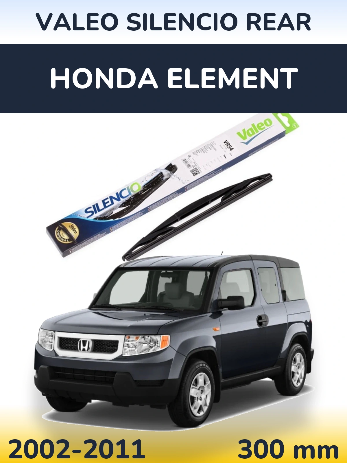 Zadní stěrač Valeo Silencio Rear 300 mm pro Honda Element 2002-2011