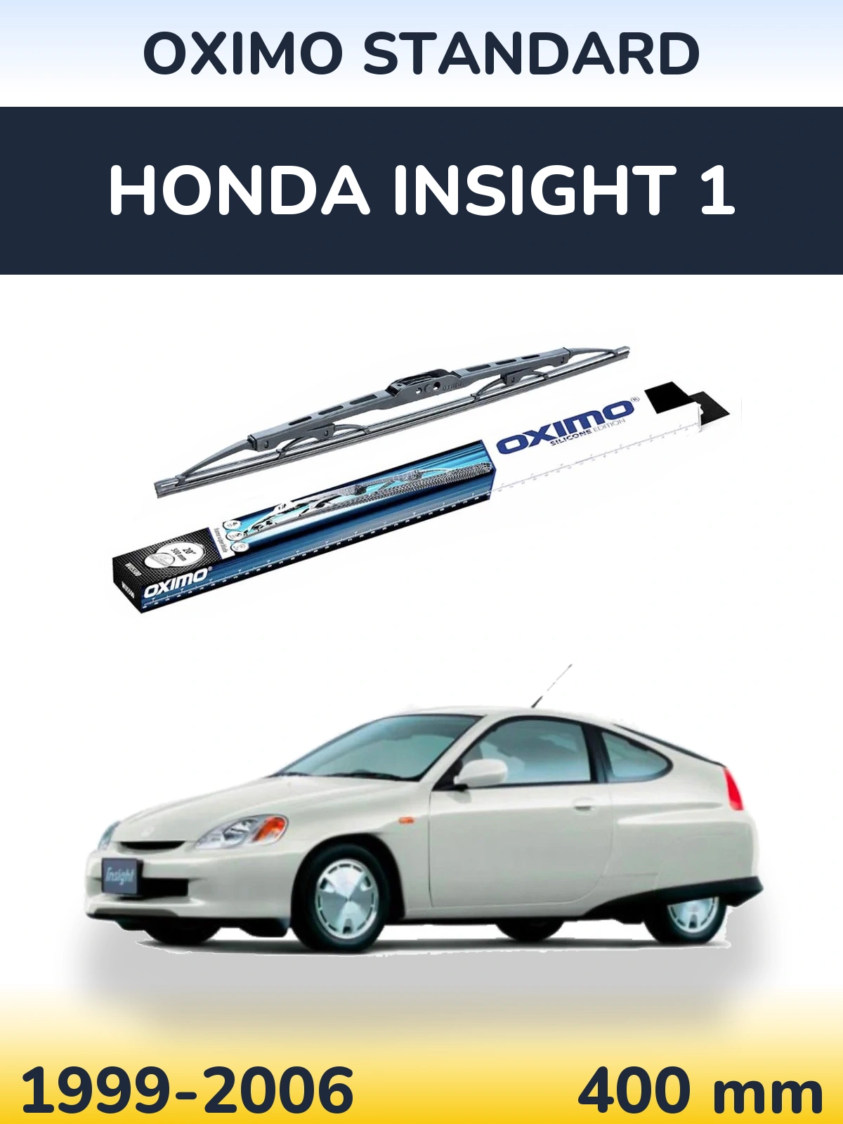 Задня щітка Oximo Standard 400 мм для Honda Insight 1 1999-2006