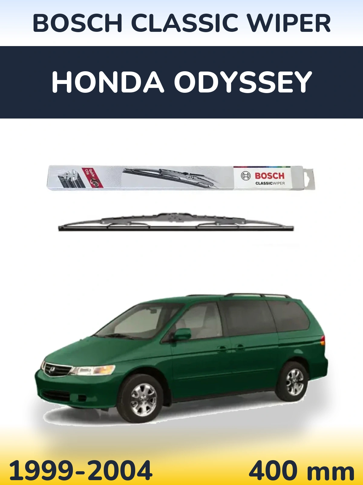 Zadní stěrač BOSCH Classic Wiper 400 mm pro Honda Odyssey 1999-2004