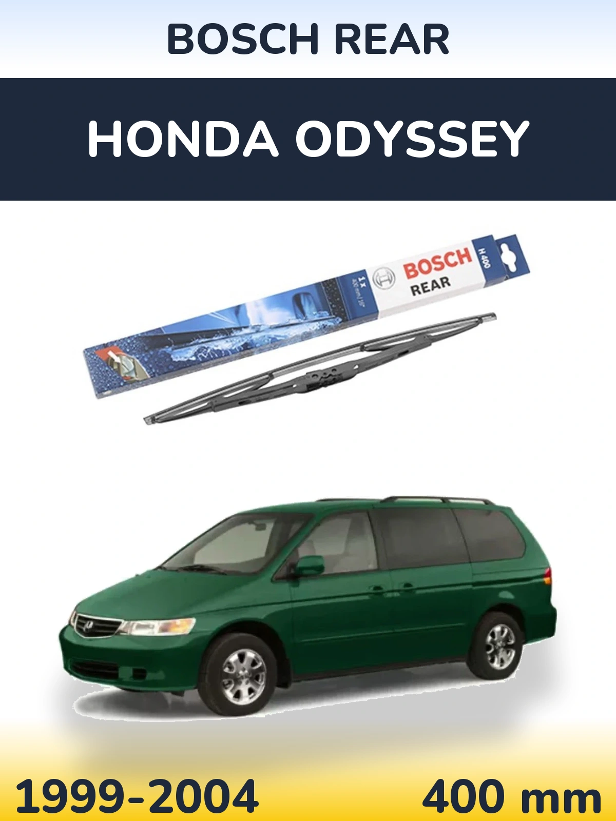 Zadní stěrač BOSCH Rear 400 mm pro Honda Odyssey 1999-2004