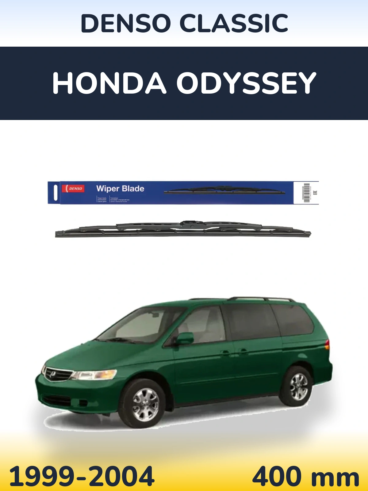 Zadní stěrač Denso Classic 400 mm pro Honda Odyssey 1999-2004