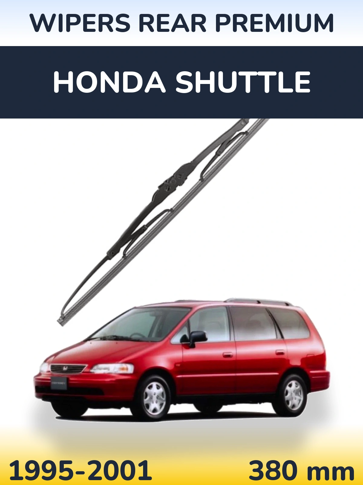 Zadní stěrač WIPERS REAR PREMIUM 380 mm pro Honda Shuttle 1995-2001
