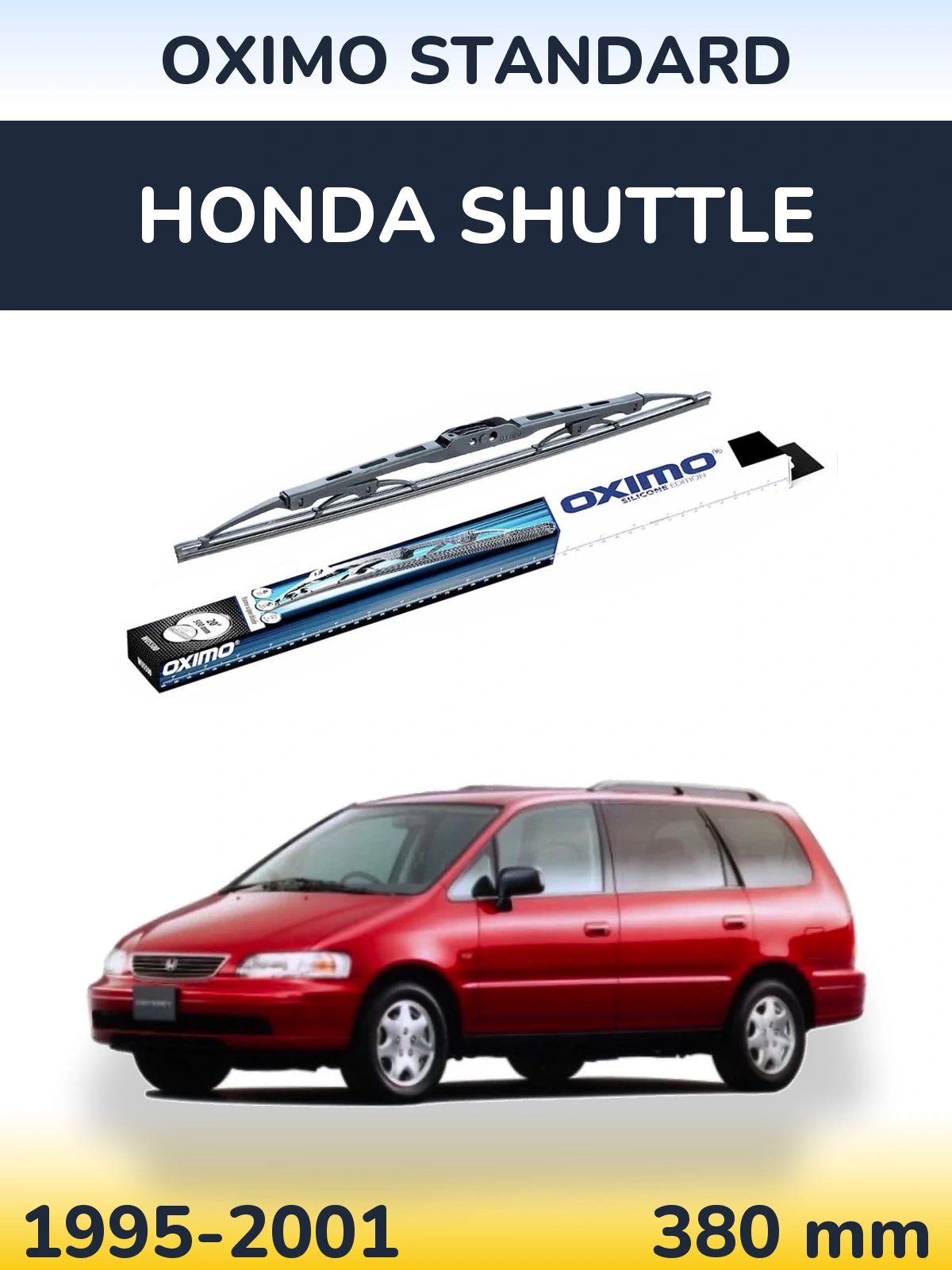 Zadní stěrač Oximo Standard 375 mm pro Honda Shuttle 1995-2001