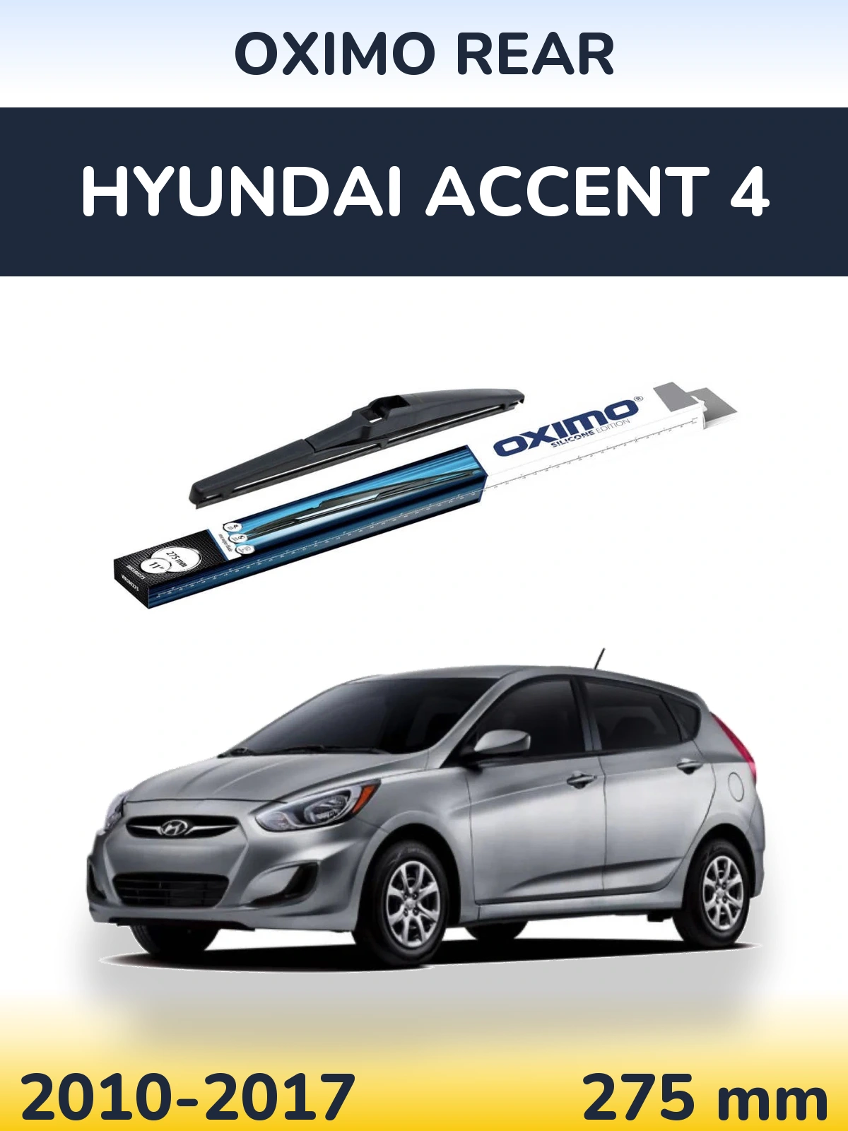 Zadní stěrač Oximo Rear 280 mm pro Hyundai Accent 4 2010-2017