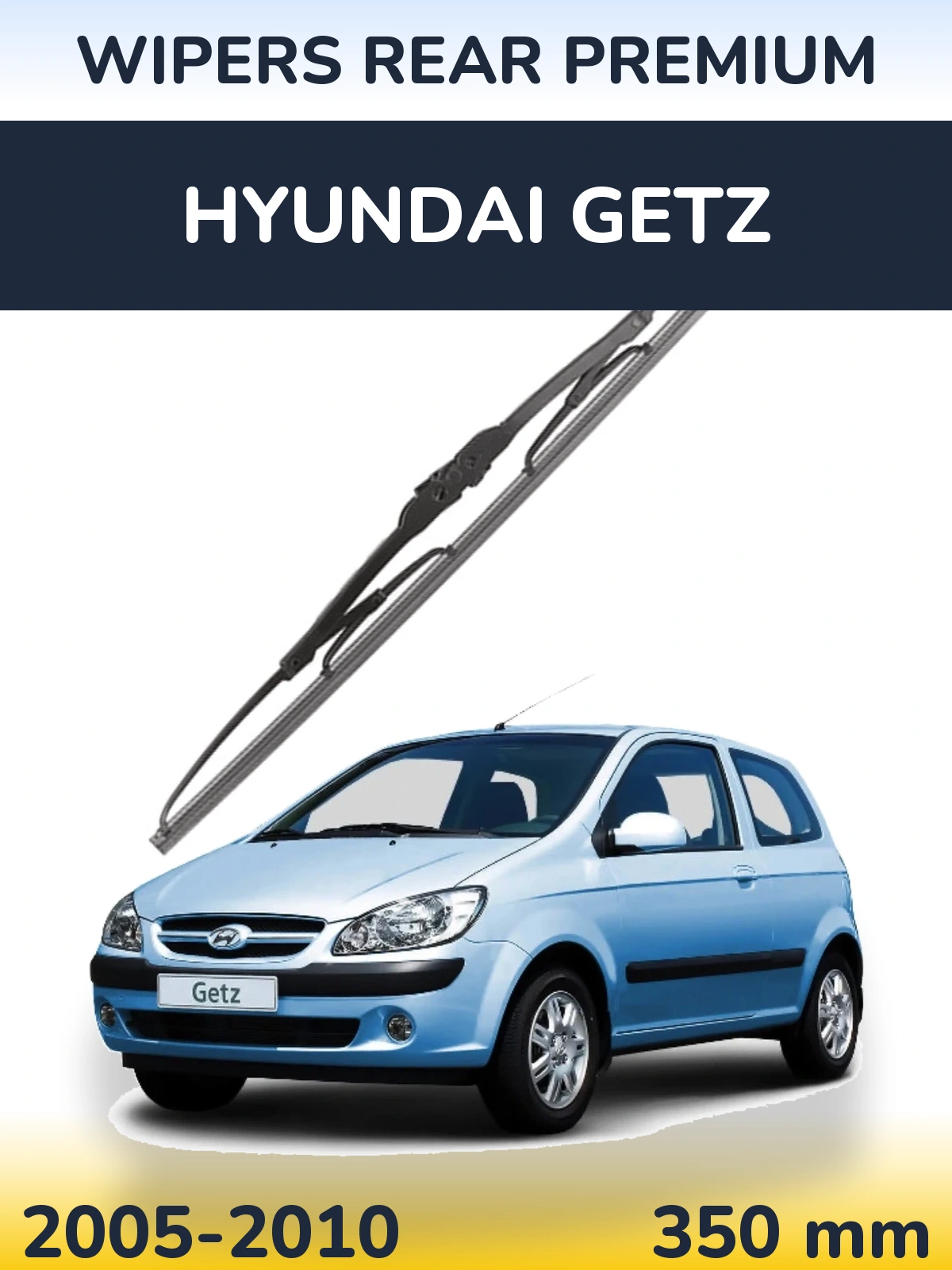 Zadní stěrač WIPERS REAR PREMIUM 350 mm pro Hyundai Getz 2005-2010