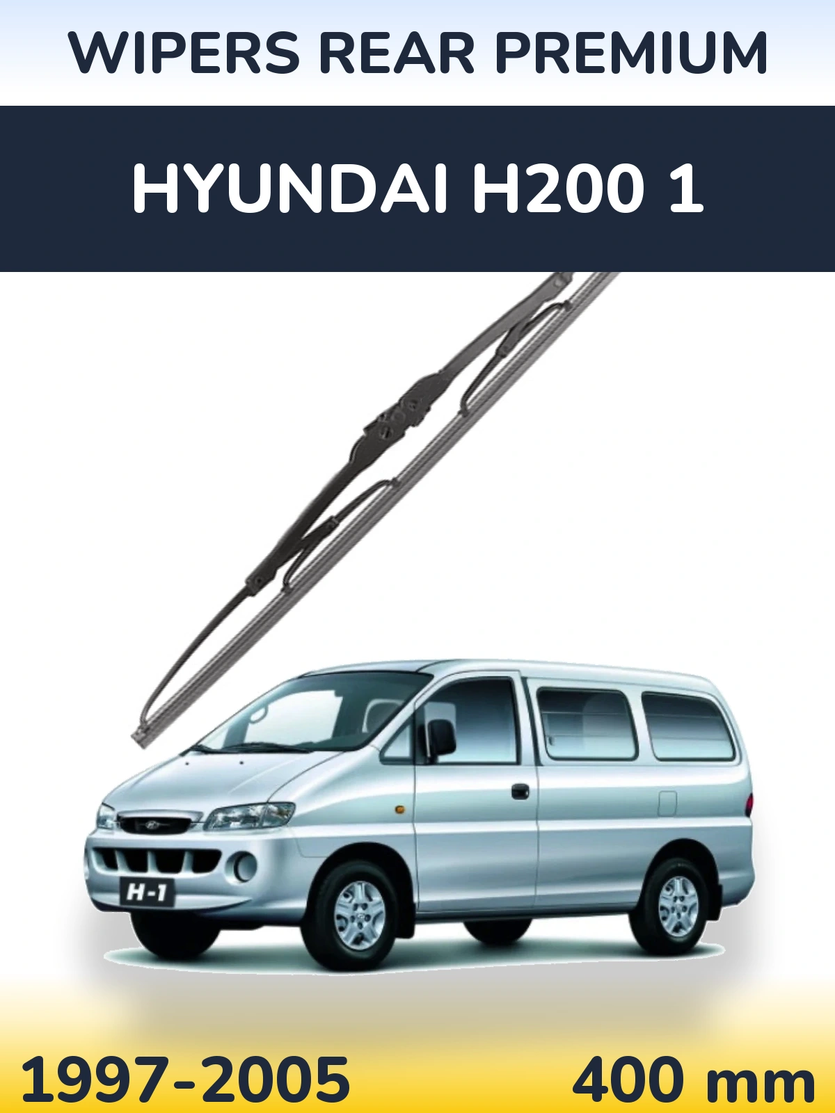 Zadní stěrač WIPERS REAR PREMIUM 400 mm pro Hyundai H200 1 1997-2005