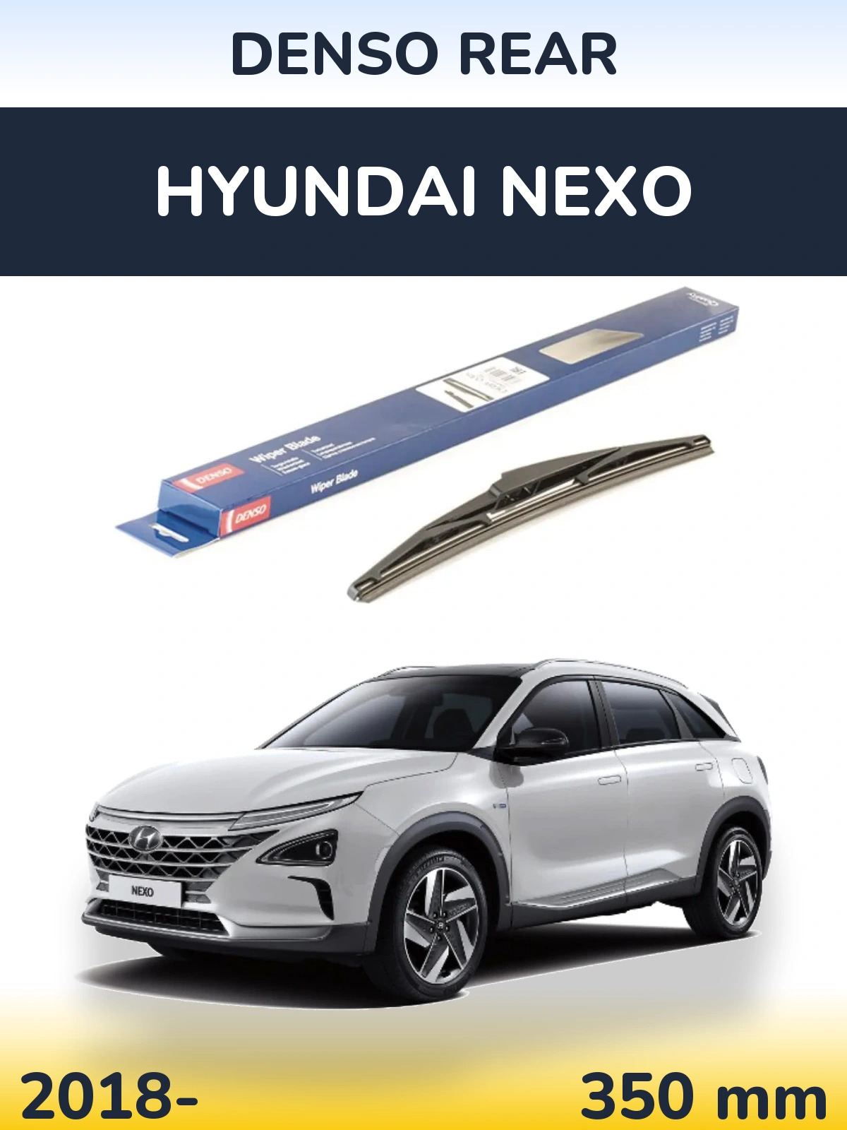 Zadní stěrač Denso Rear 350 mm pro Hyundai Nexo 2018-2026