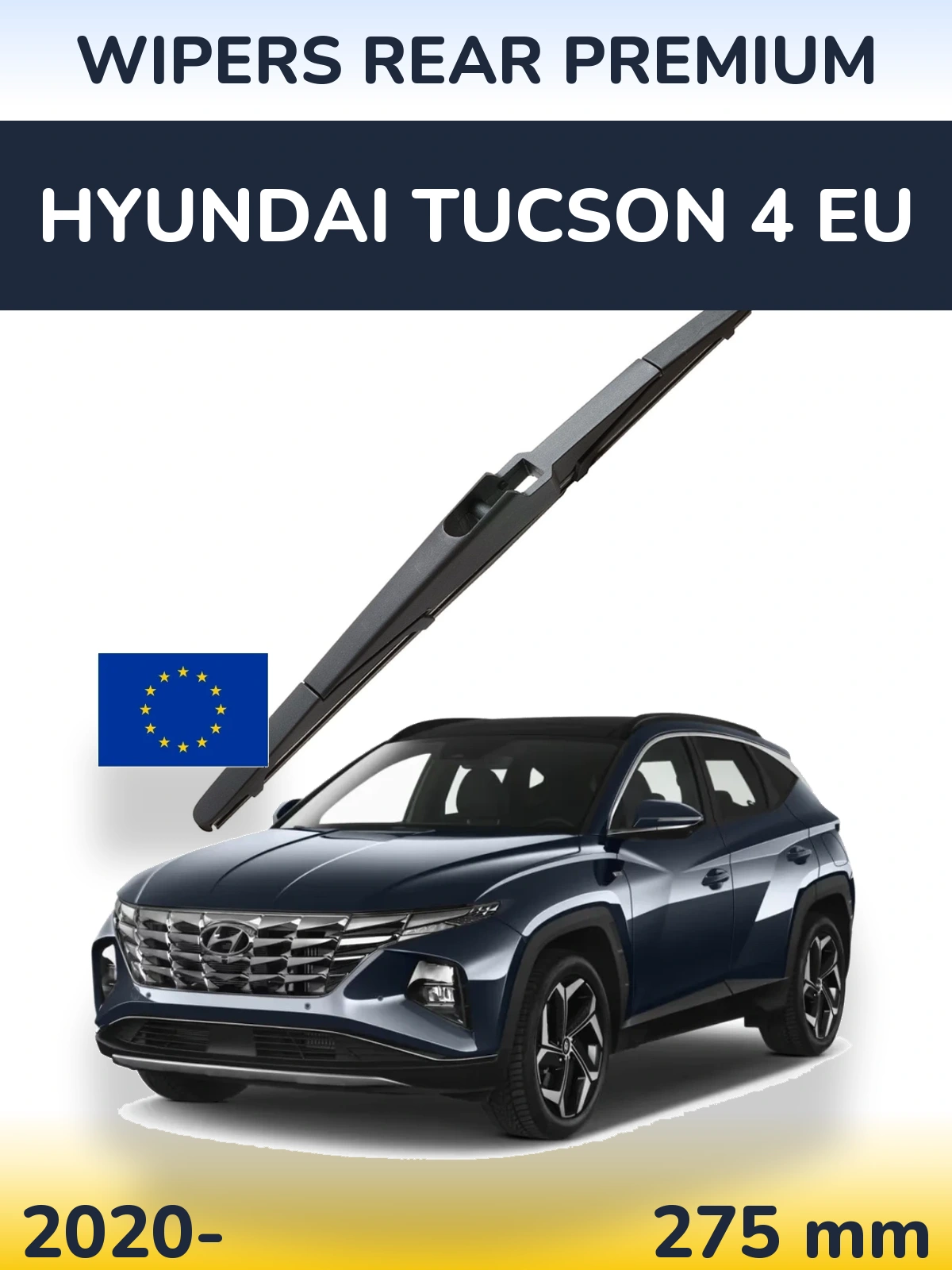 Zadní stěrač WIPERS REAR PREMIUM 275 mm pro Hyundai Tucson 4 EU 2020-2026