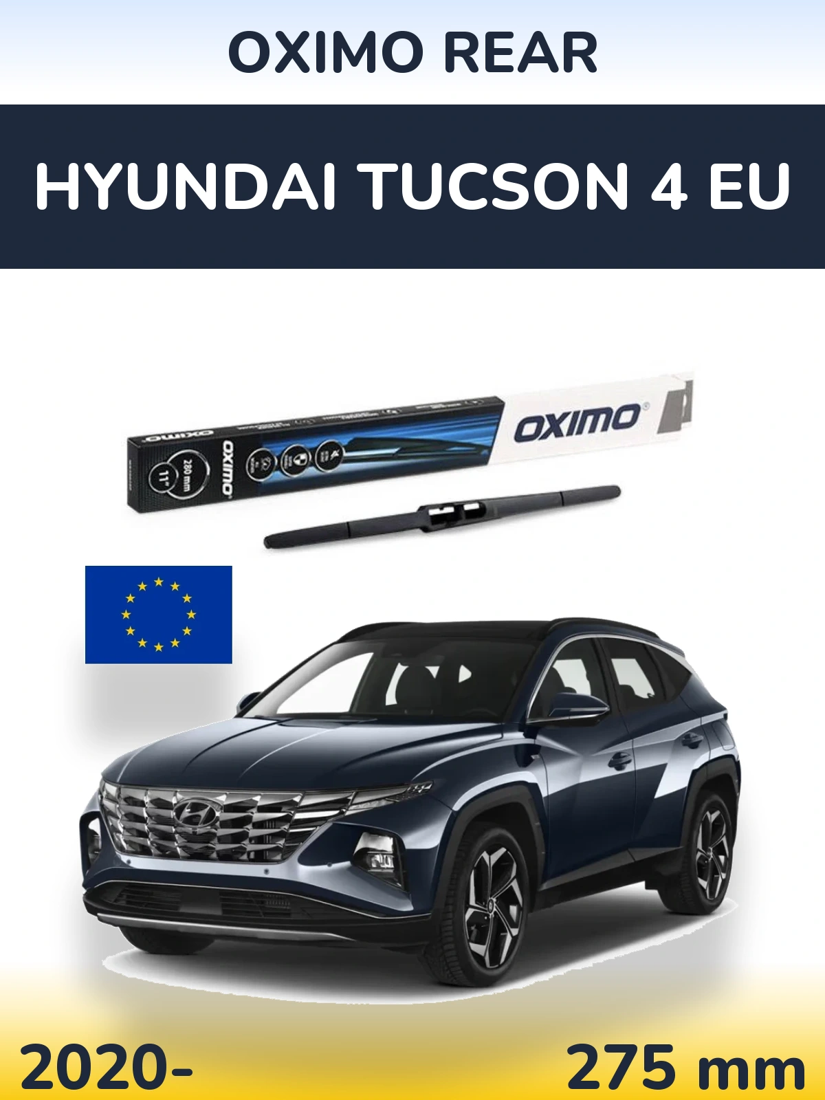 Zadní stěrač Oximo Rear 280 mm pro Hyundai Tucson 4 EU 2020-2026