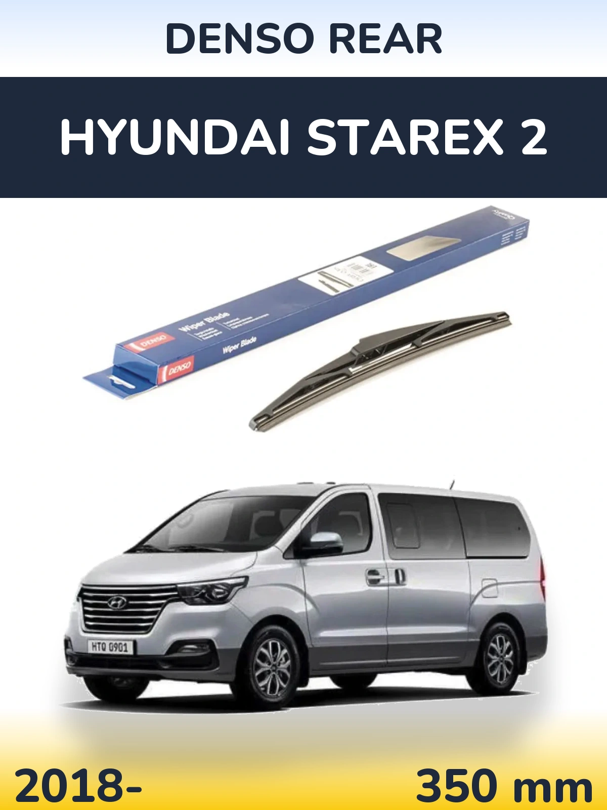 Zadní stěrač Denso Rear 350 mm pro Hyundai Starex 2 2018-2026
