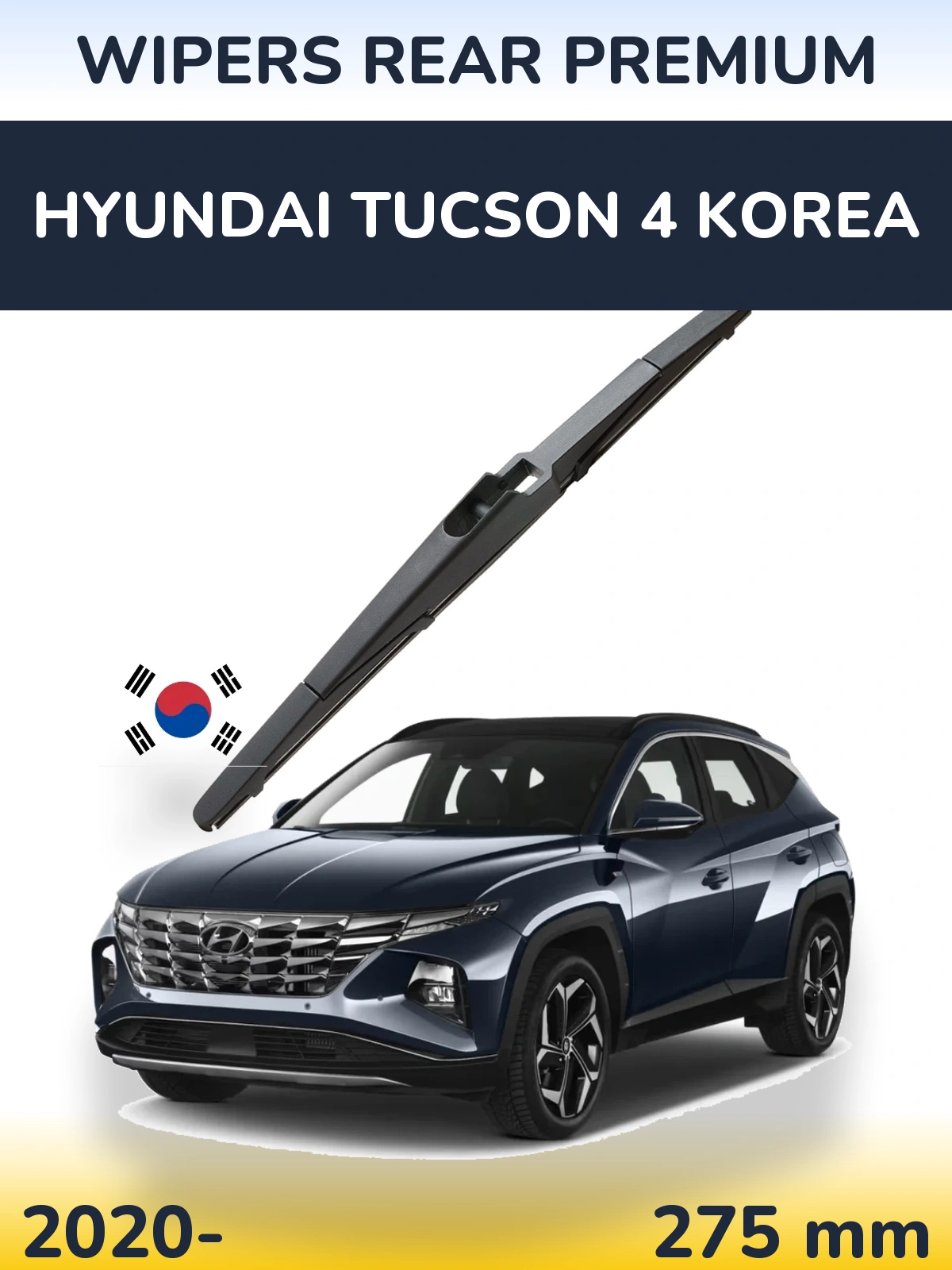 Zadní stěrač WIPERS REAR PREMIUM 275 mm pro Hyundai Tucson 4 Korea 2020-2026
