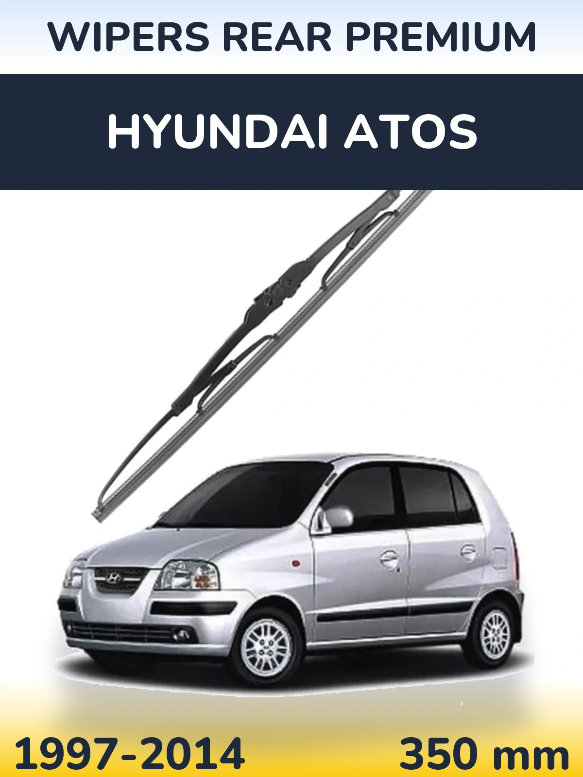 Zadní stěrač WIPERS REAR PREMIUM 350 mm pro Hyundai Atos 1997-2014