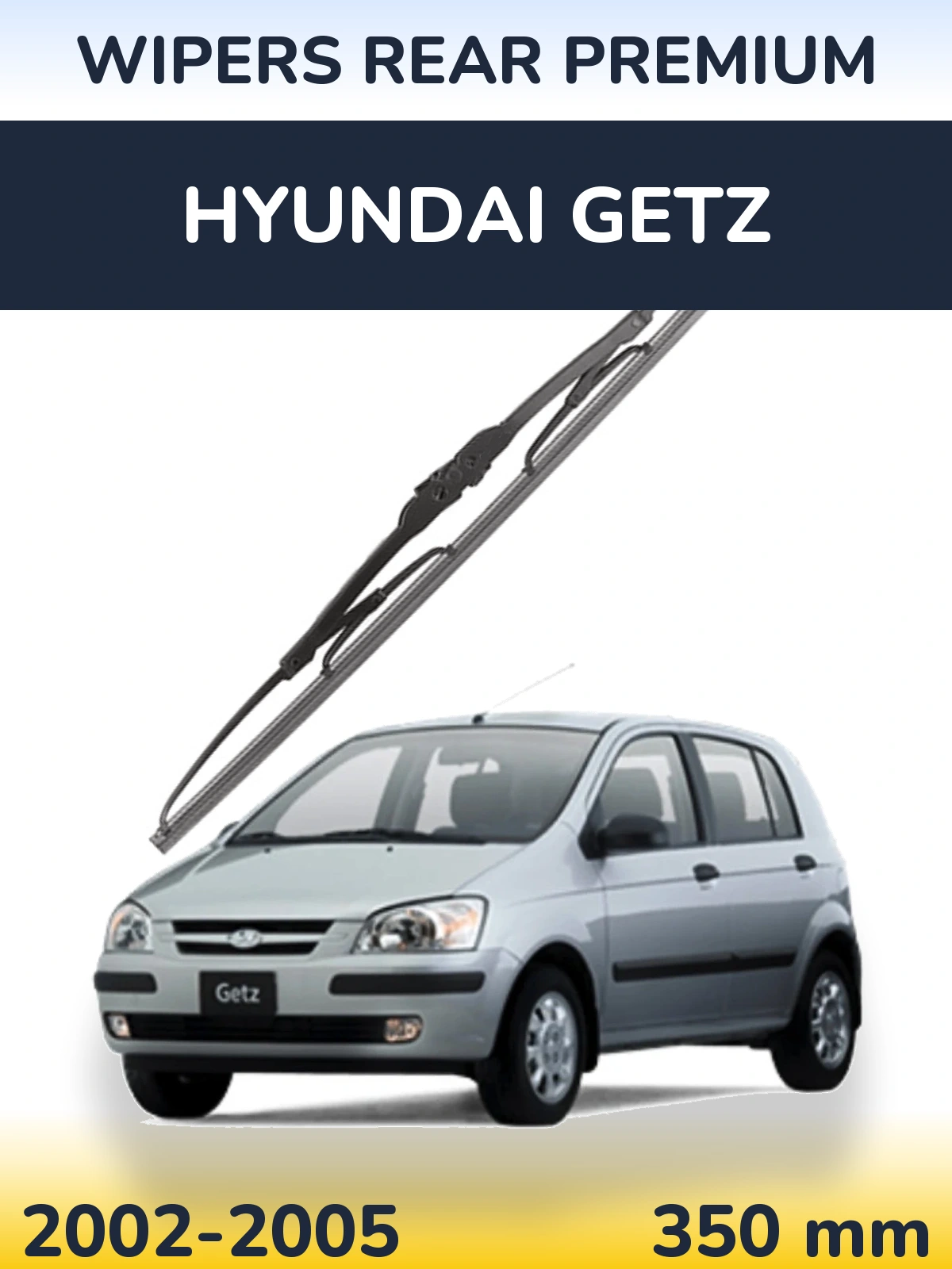 Zadní stěrač WIPERS REAR PREMIUM 350 mm pro Hyundai Getz 2002-2005