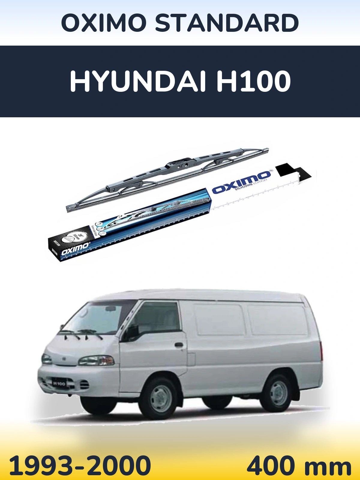 Zadní stěrač Oximo Standard 400 mm pro Hyundai H100 1993-2000