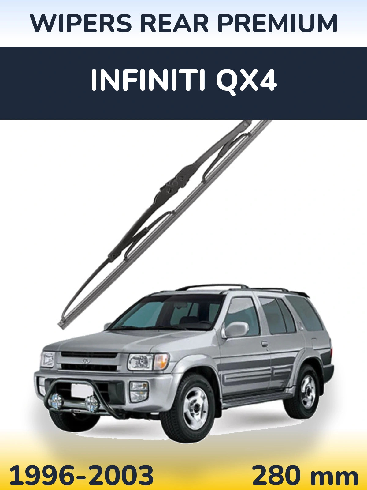 Zadní stěrač WIPERS REAR PREMIUM 280 mm pro Infiniti QX4 1996-2003