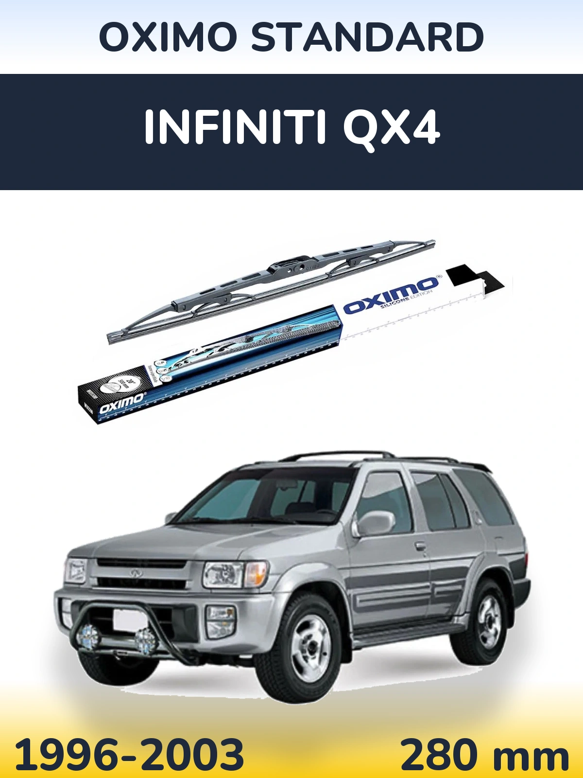 Zadní stěrač Oximo Standard 275 mm pro Infiniti QX4 1996-2003