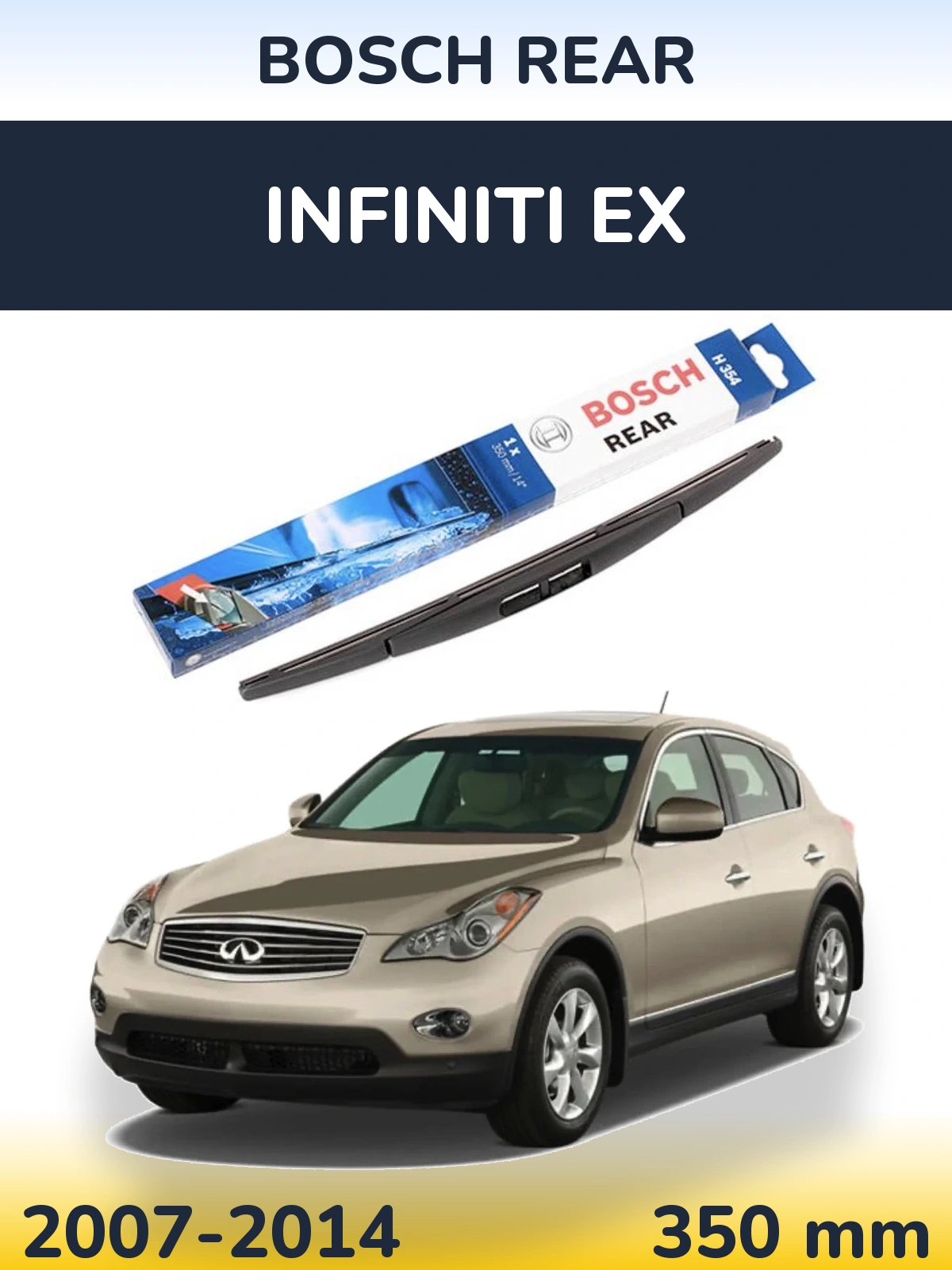 Zadní stěrač BOSCH Rear 350 mm pro Infiniti EX 2007-2014
