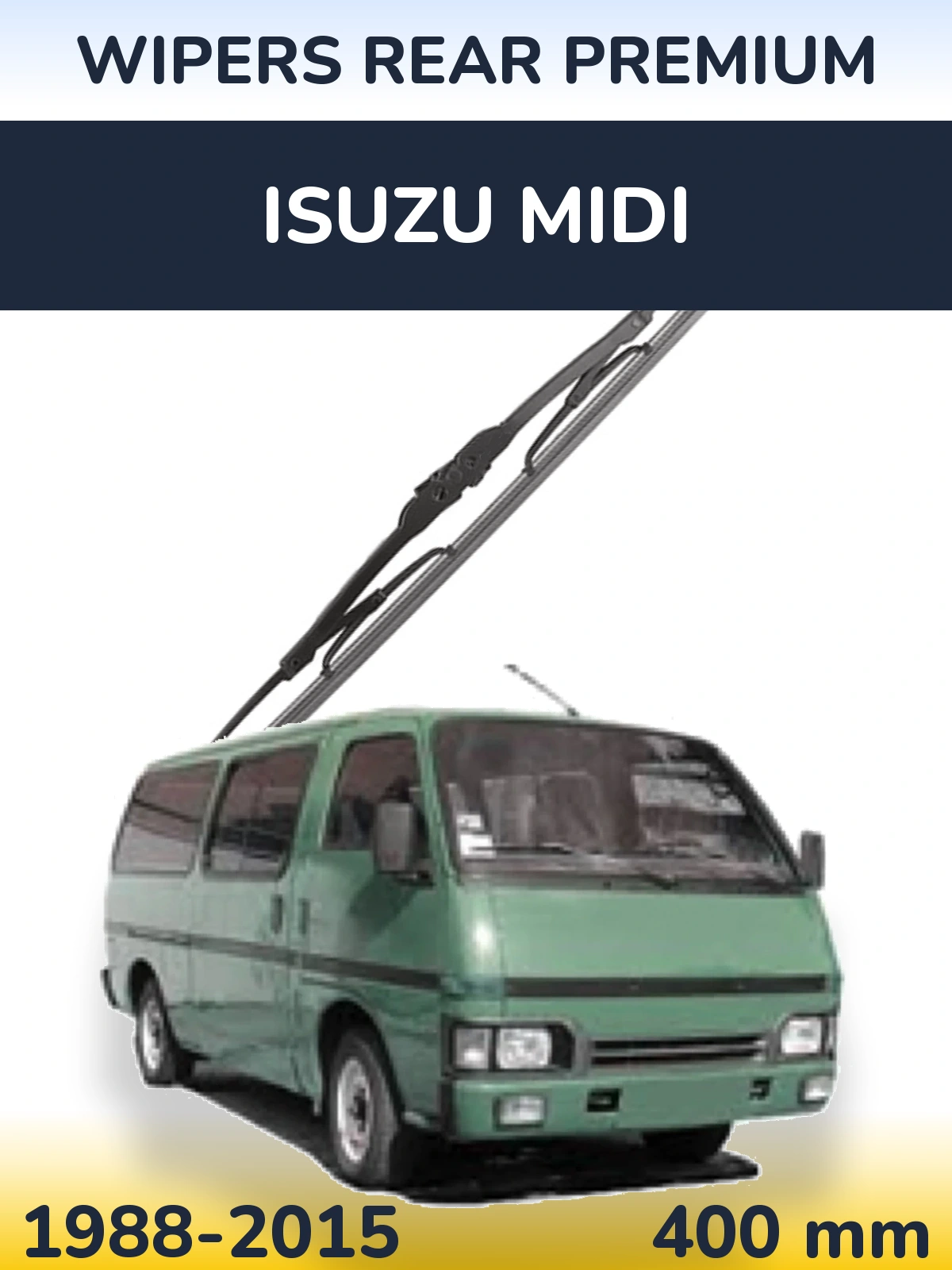 Zadní stěrač WIPERS REAR PREMIUM 400 mm pro Isuzu Midi 1988-2015