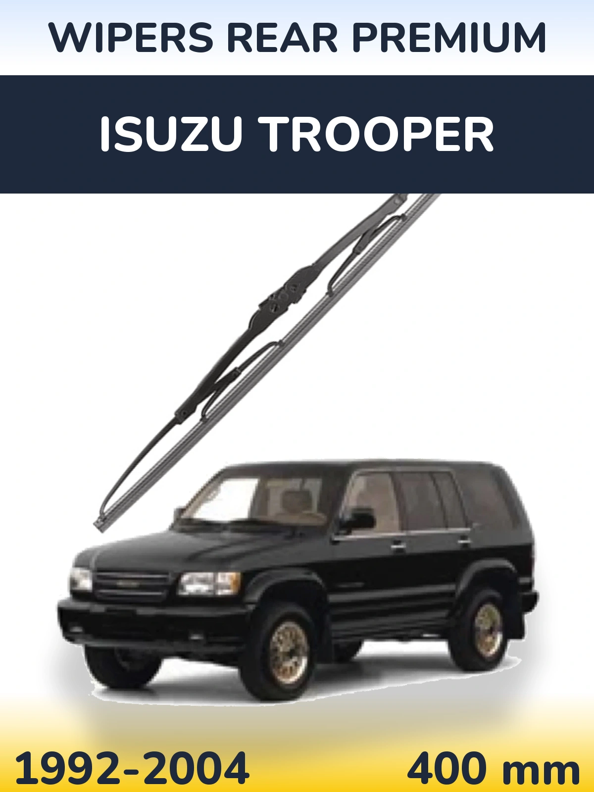 Zadní stěrač WIPERS REAR PREMIUM 400 mm pro Isuzu Trooper 1992-2004