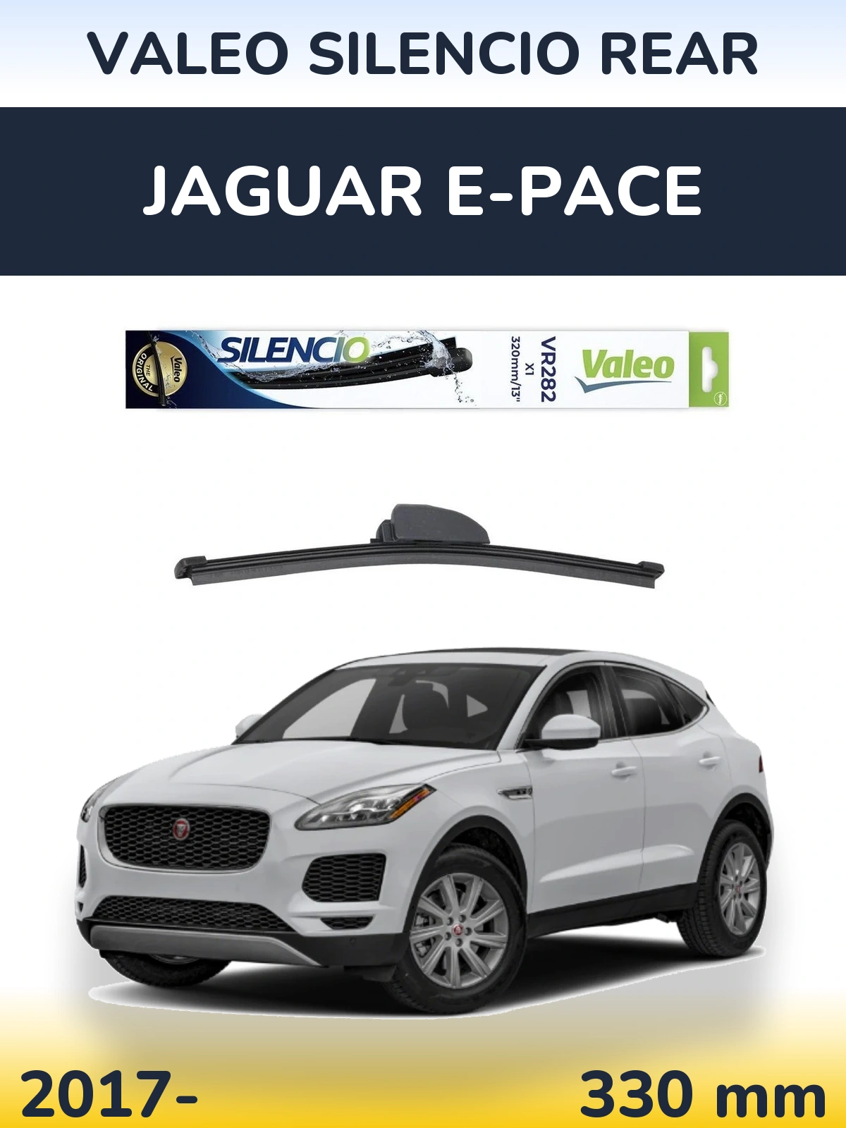 Zadní stěrač Valeo Silencio Rear 320 mm pro Jaguar E-Pace 2017-2026