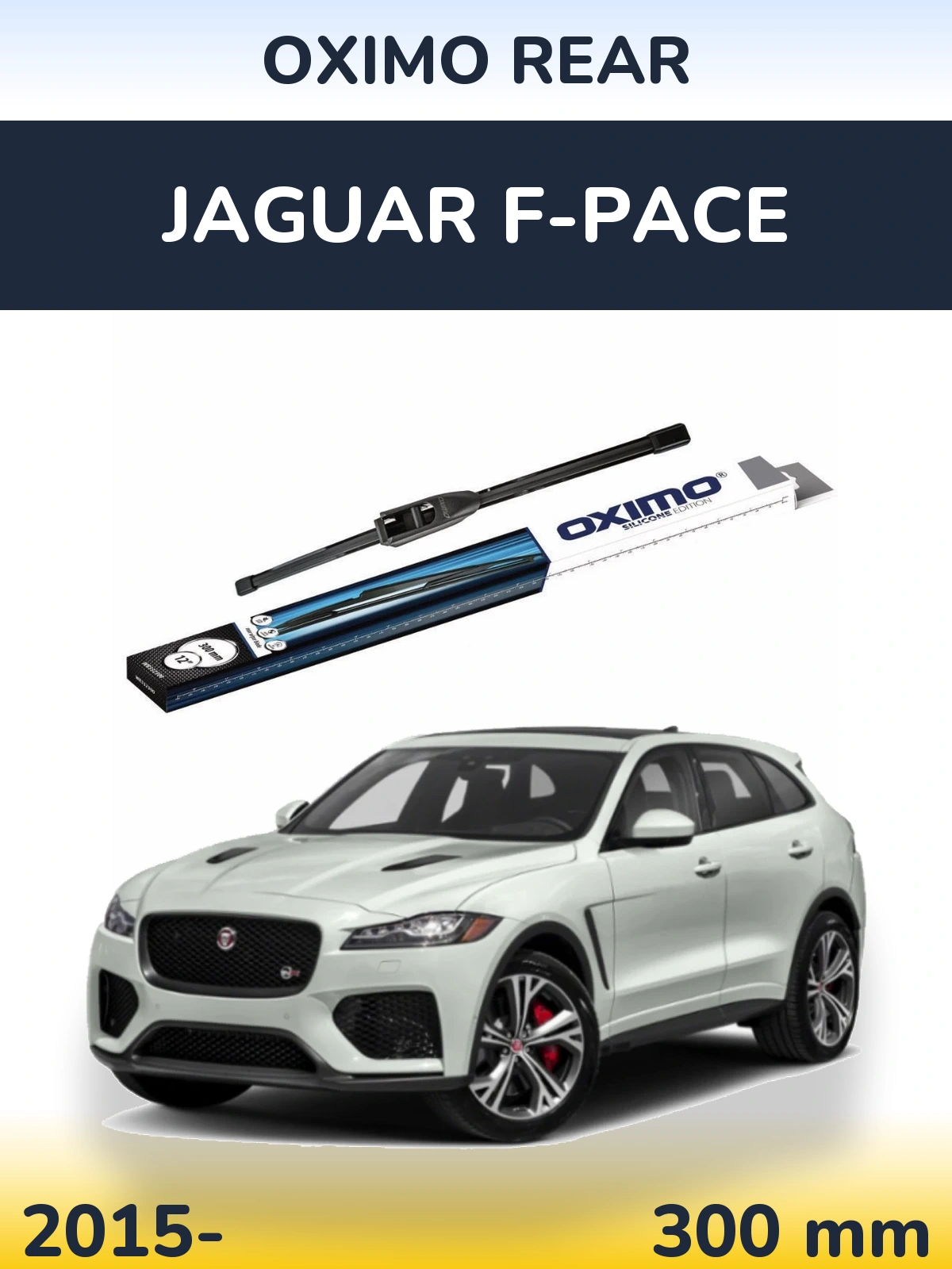 Zadní stěrač Oximo Rear 300 mm pro Jaguar F-Pace 2015-2026