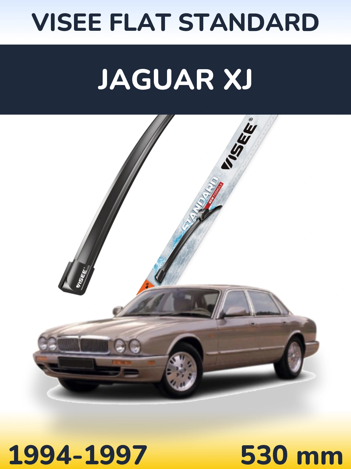 Přední stěrač VISEE FLAT STANDARD 530 mm pro Jaguar XJ 1994-1997
