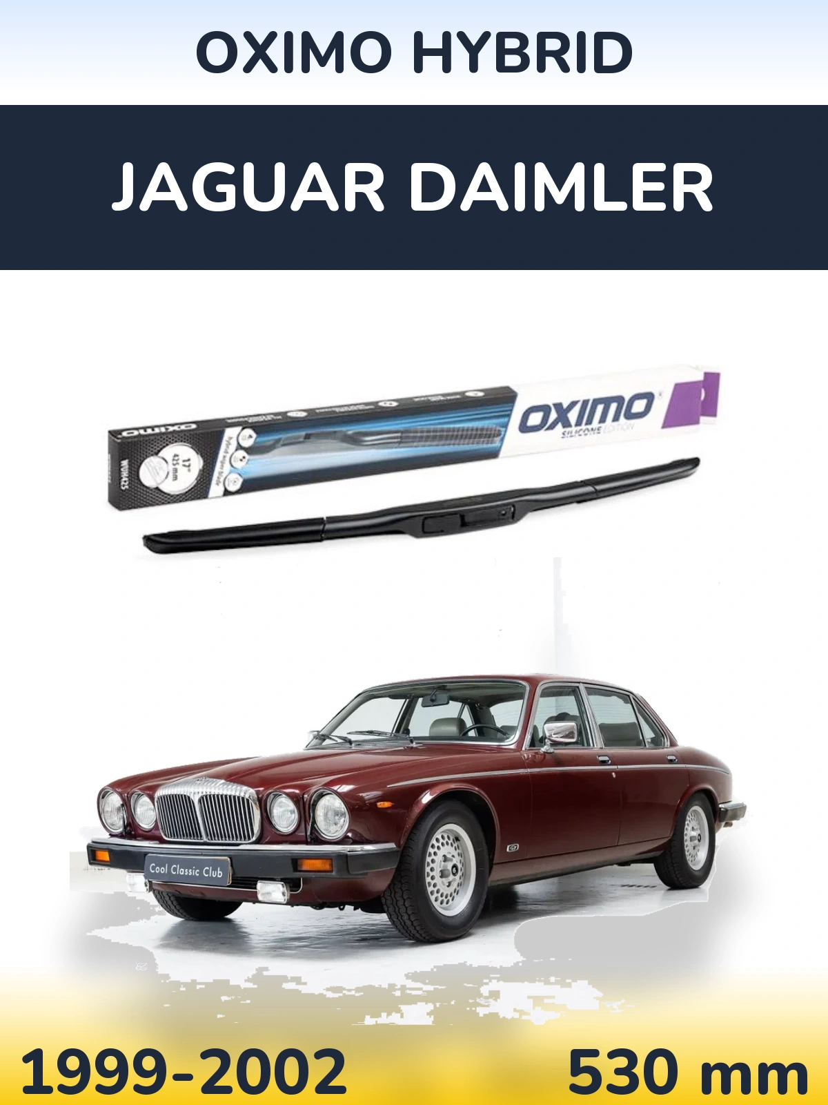 Передня щітка Oximo Hybrid 530 мм для Jaguar Daimler 1999-2002