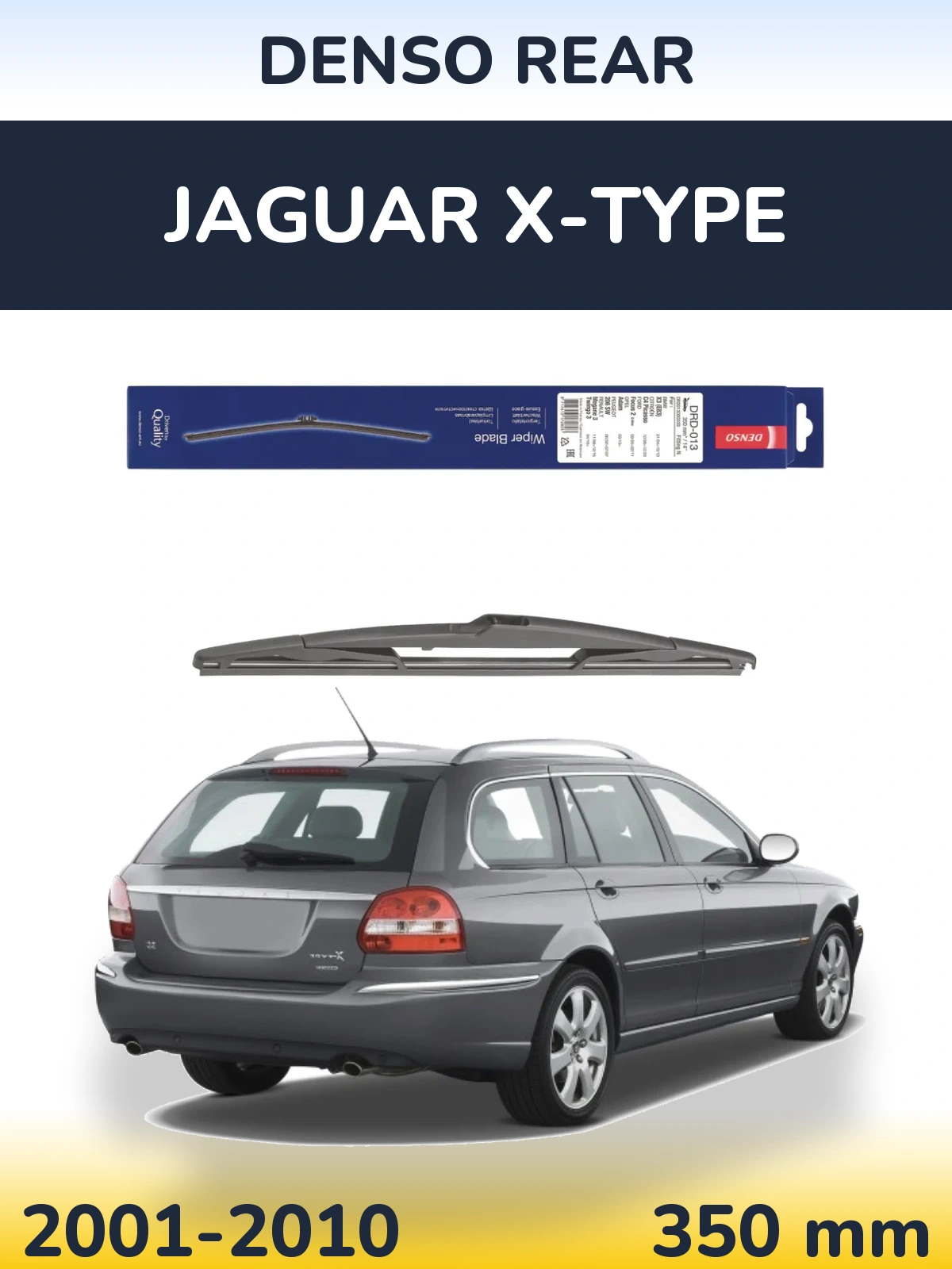 Zadní stěrač Denso Rear 350 mm pro Jaguar X-Type 2001-2010