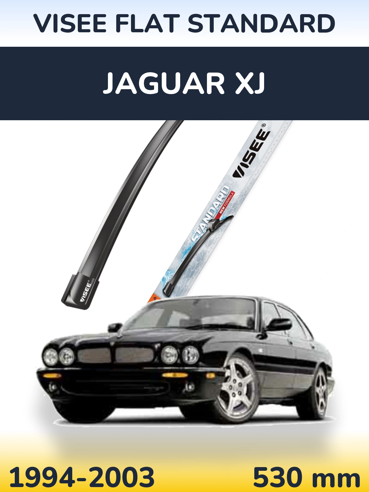 Přední stěrač VISEE FLAT STANDARD 530 mm pro Jaguar XJ 1994-2003