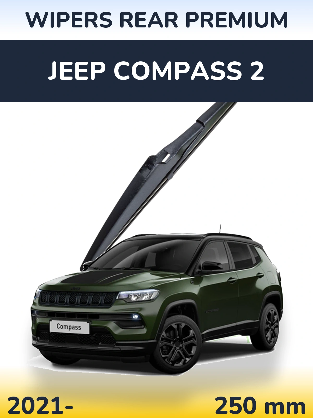 Zadní stěrač WIPERS REAR PREMIUM 250 mm pro Jeep Compass 2 2021-2026