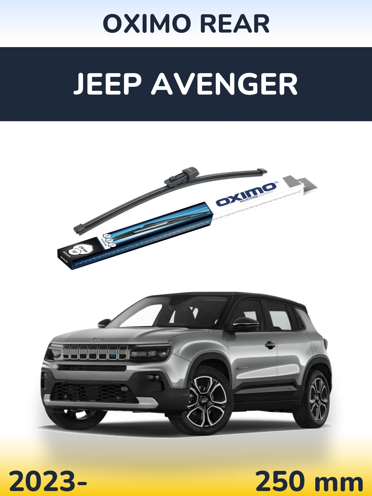 Zadní stěrač Oximo Rear 250 mm pro Jeep Avenger 2023-2026