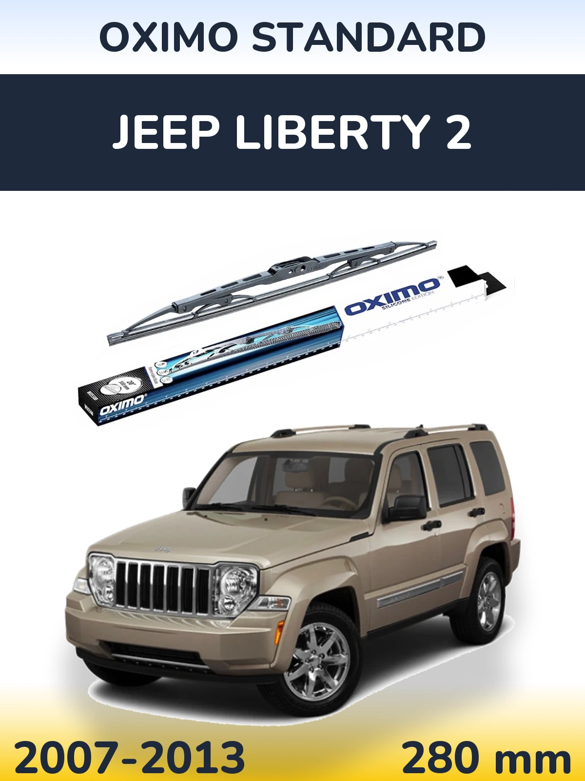 Zadní stěrač Oximo Standard 275 mm pro Jeep Liberty 2 2007-2013