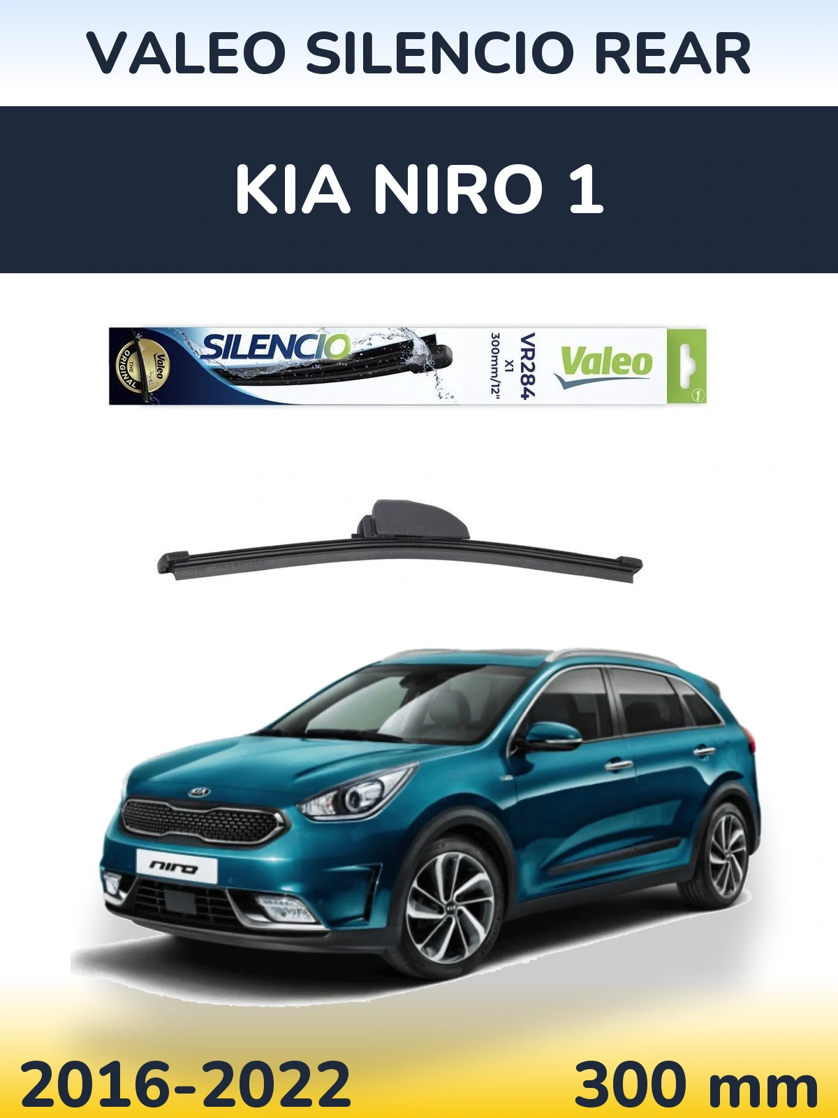 Zadní stěrač Valeo Silencio Rear 300 mm pro KIA Niro 1 2016-2022