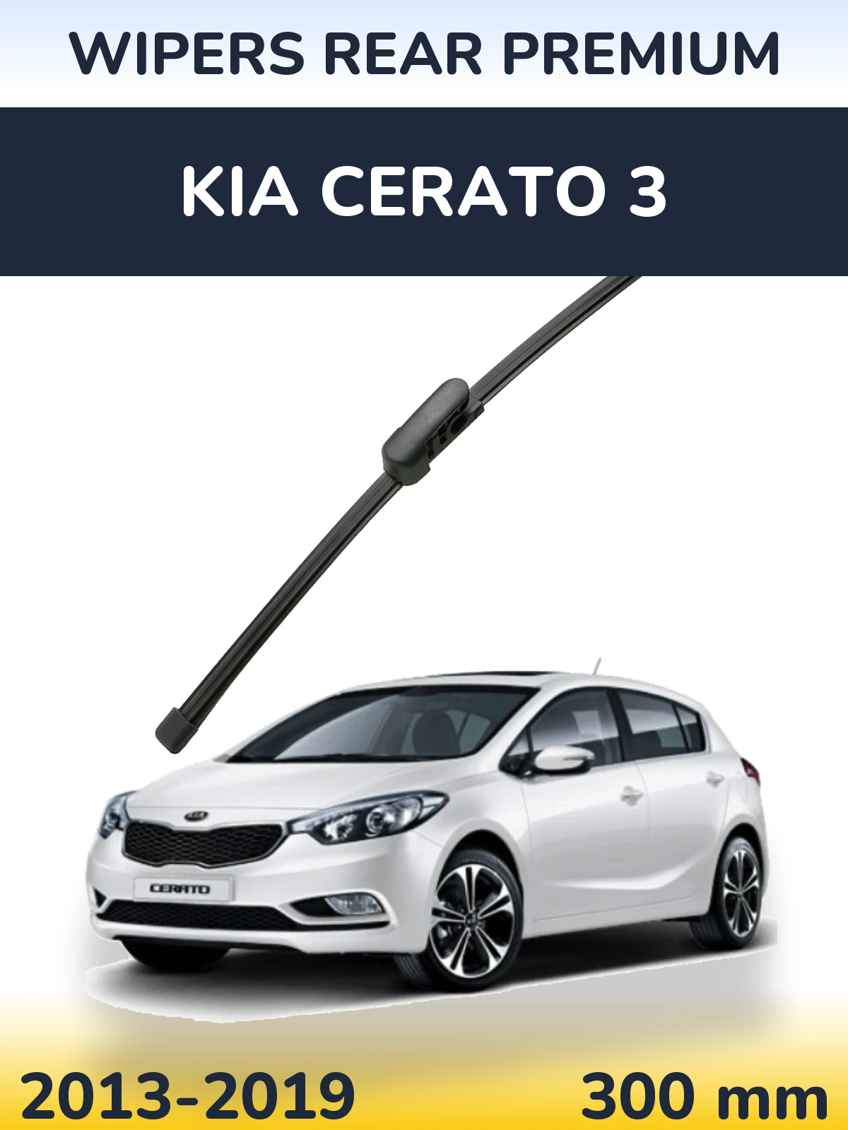Zadní stěrač WIPERS REAR PREMIUM 300 mm pro KIA Cerato 3 2013-2019