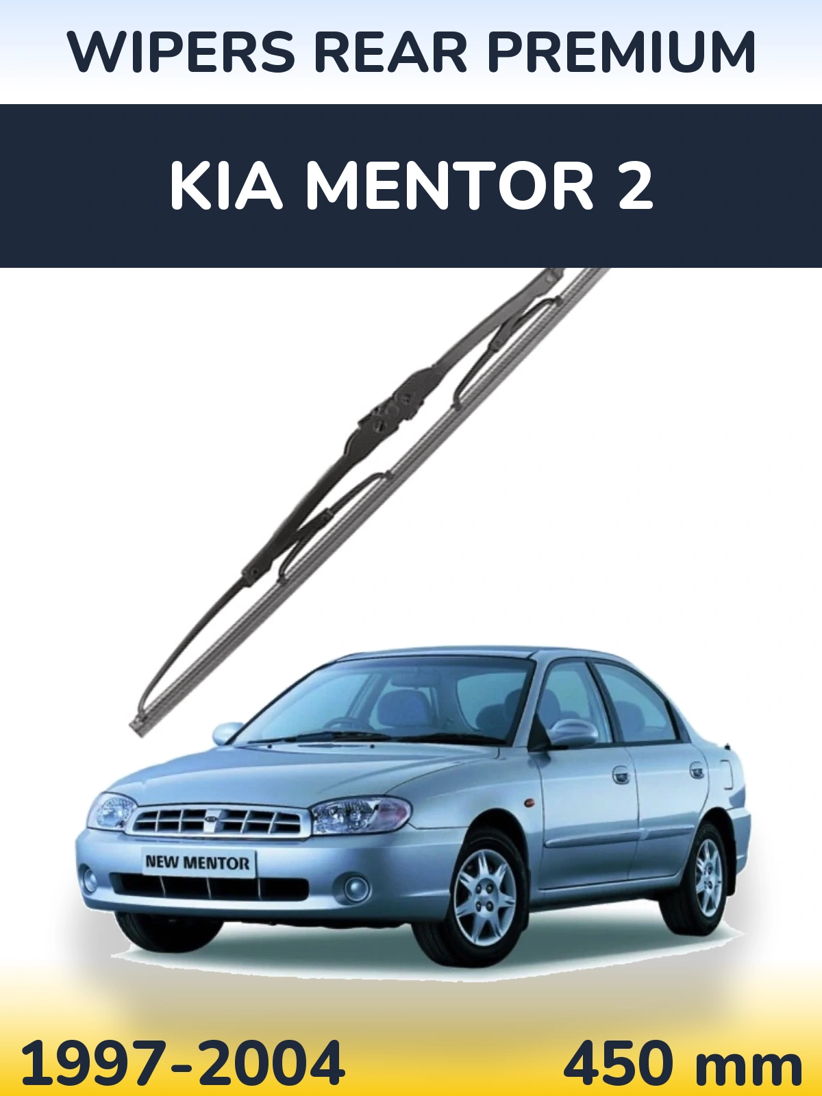 Zadní stěrač WIPERS REAR PREMIUM 450 mm pro KIA Mentor 2 1997-2004