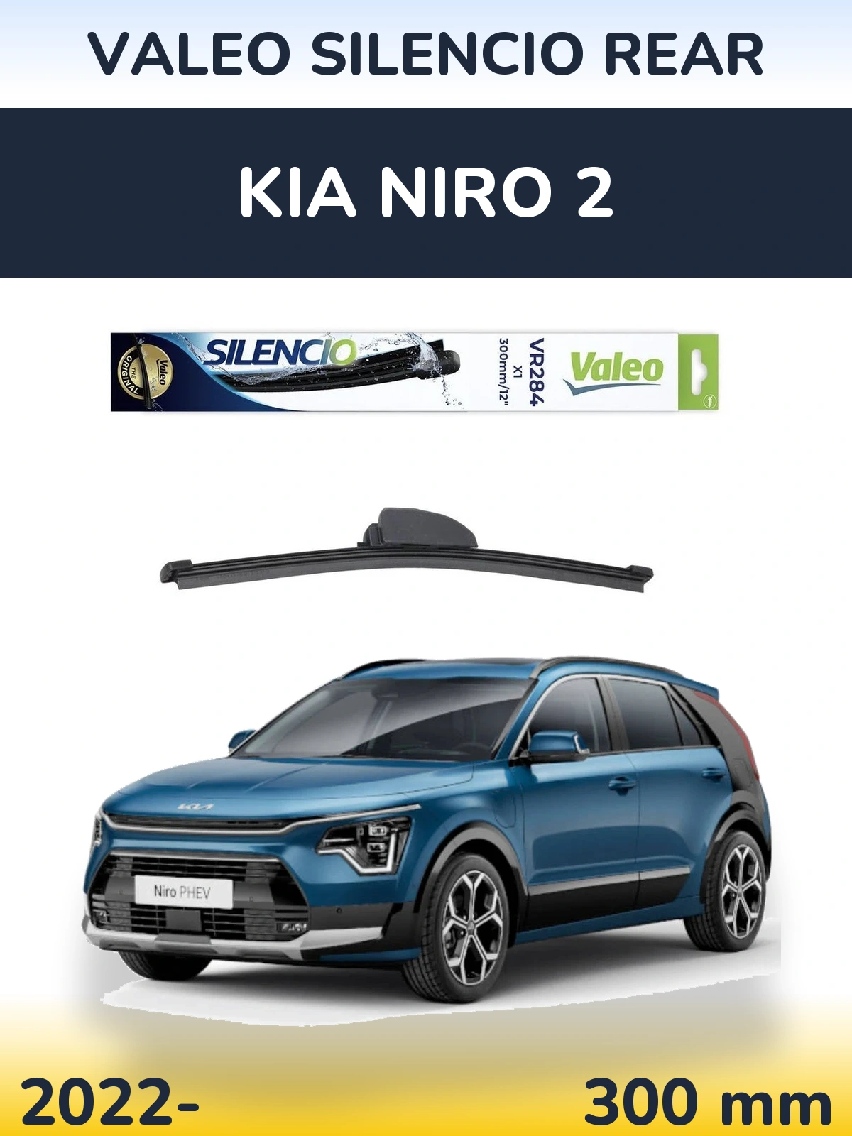 Zadní stěrač Valeo Silencio Rear 300 mm pro KIA Niro 2 2022-2026