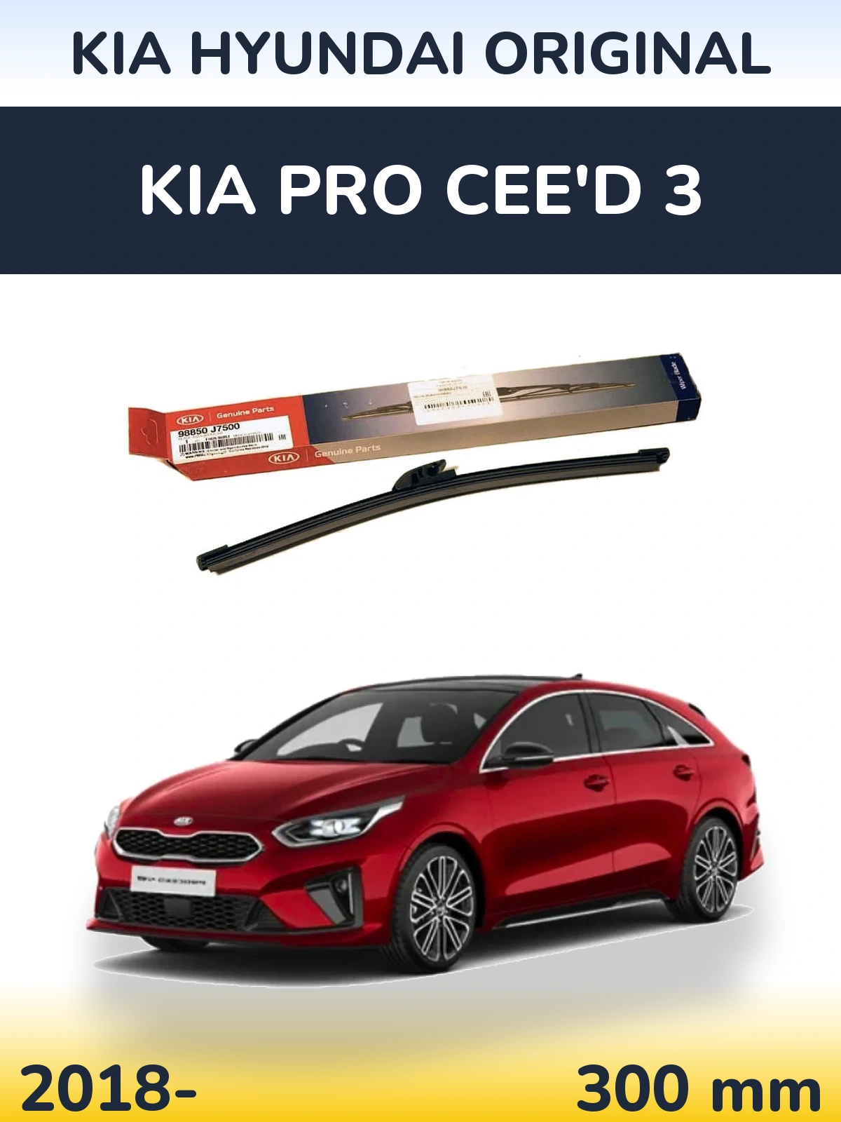Zadní stěrač Kia Hyundai OEM Kia Hyundai Original 300 mm pro KIA Pro Cee'd 3 2018-2026