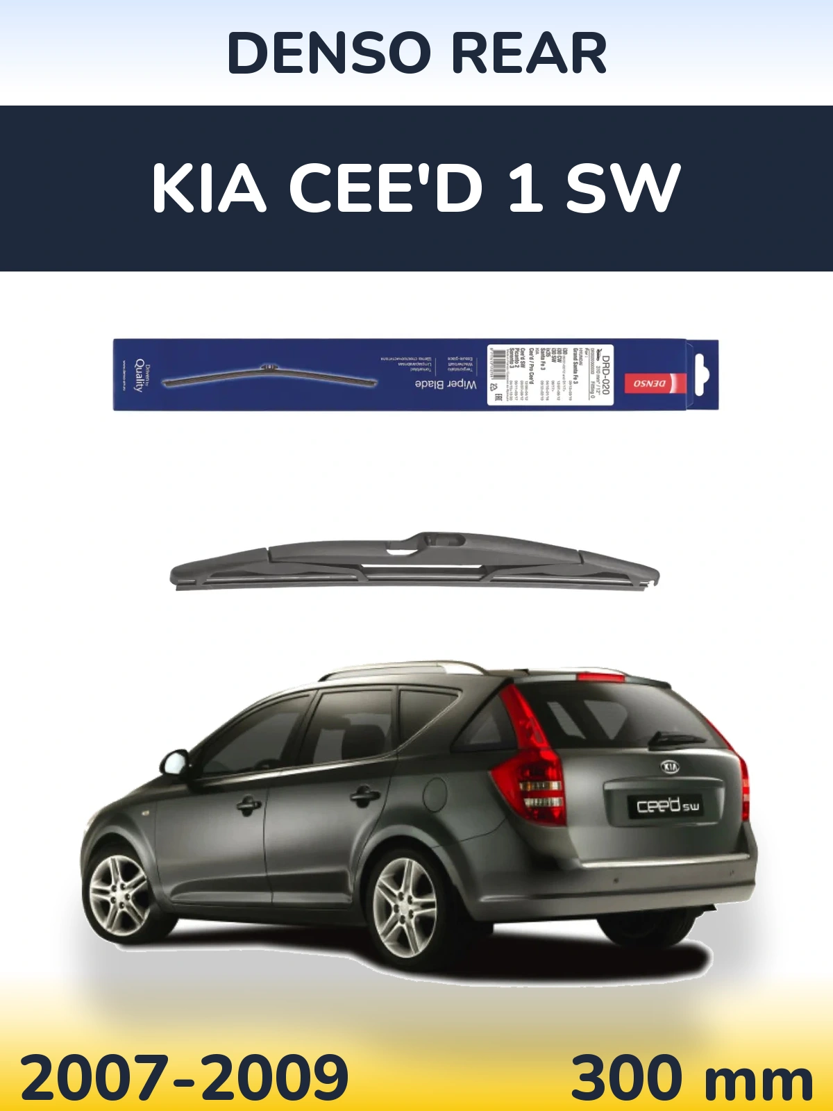 Zadní stěrač Denso Rear 310 mm pro KIA Cee'd 1 SW 2007-2009