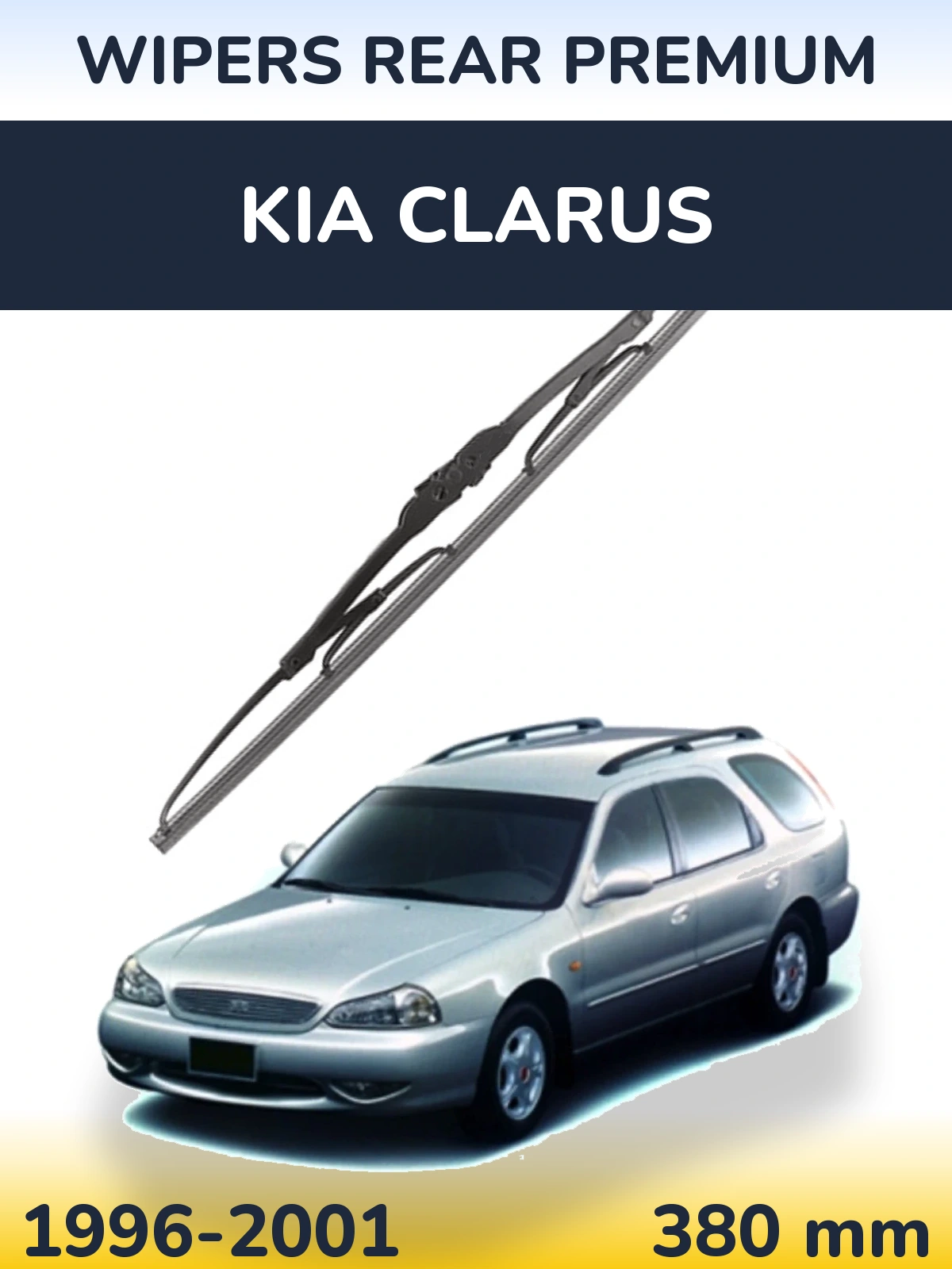 Zadní stěrač WIPERS REAR PREMIUM 380 mm pro KIA Clarus 1996-2001